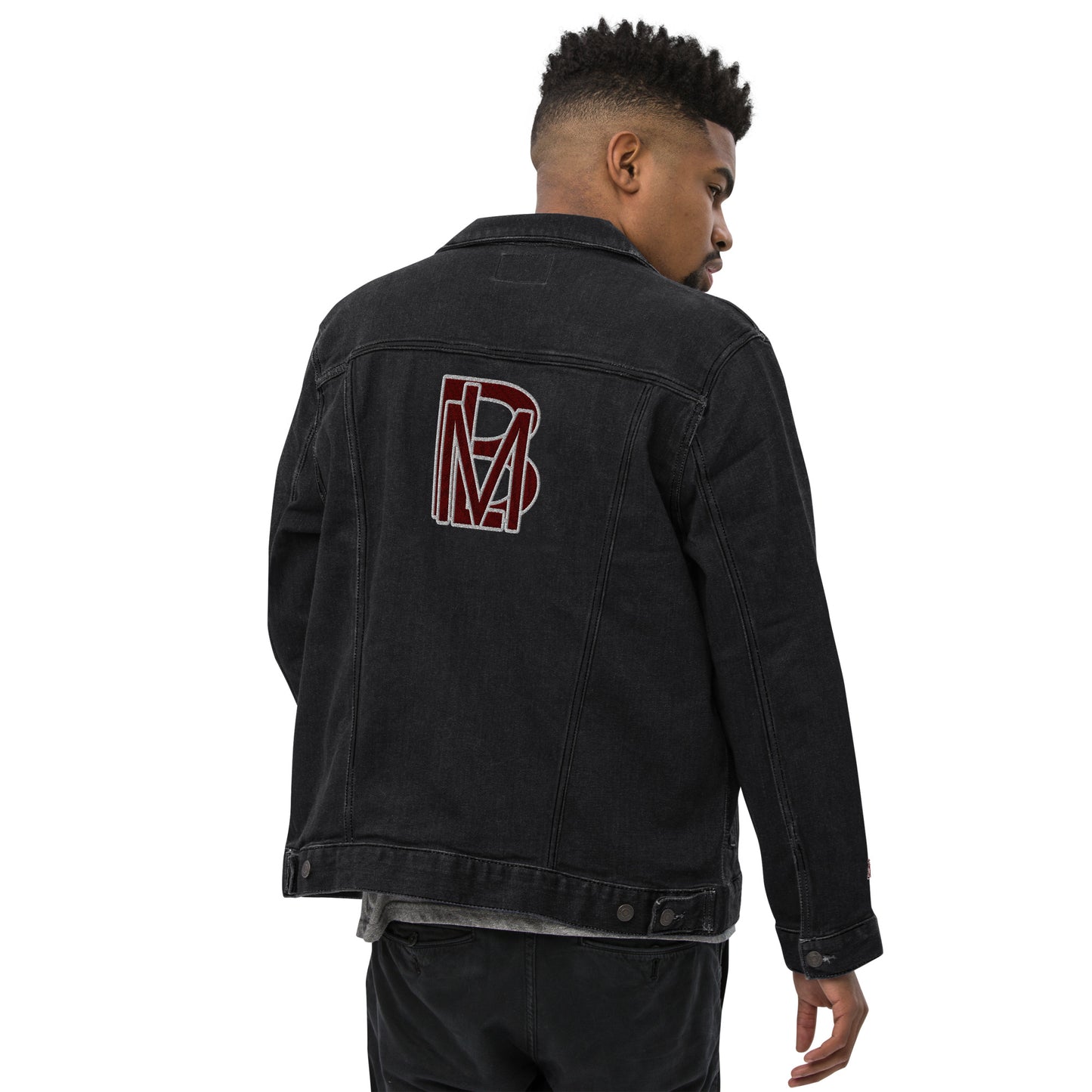 Black Like Me Elite "U.S. Maroon" Unisex denim jacket