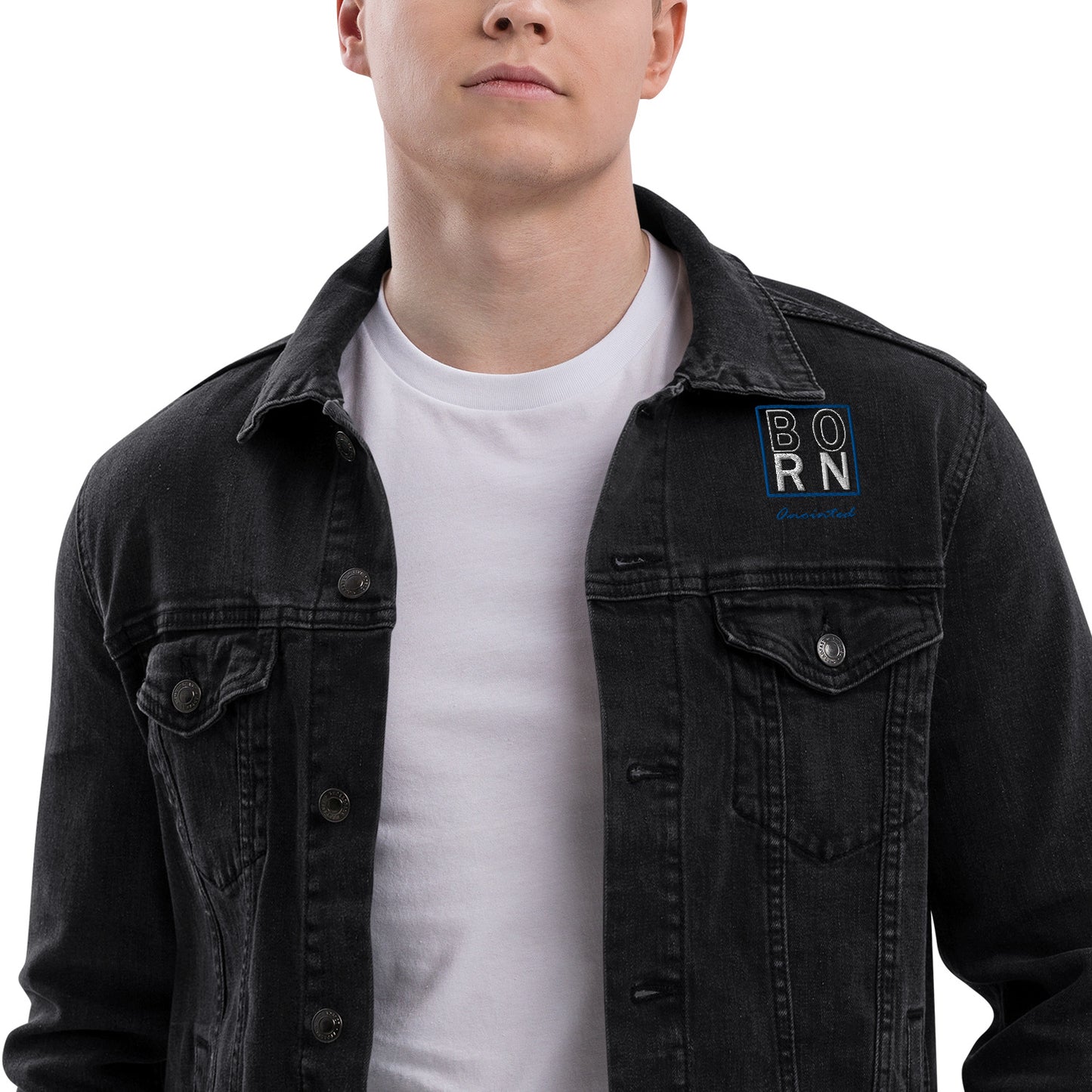 Born Anointed "Royal" Unisex denim jacket