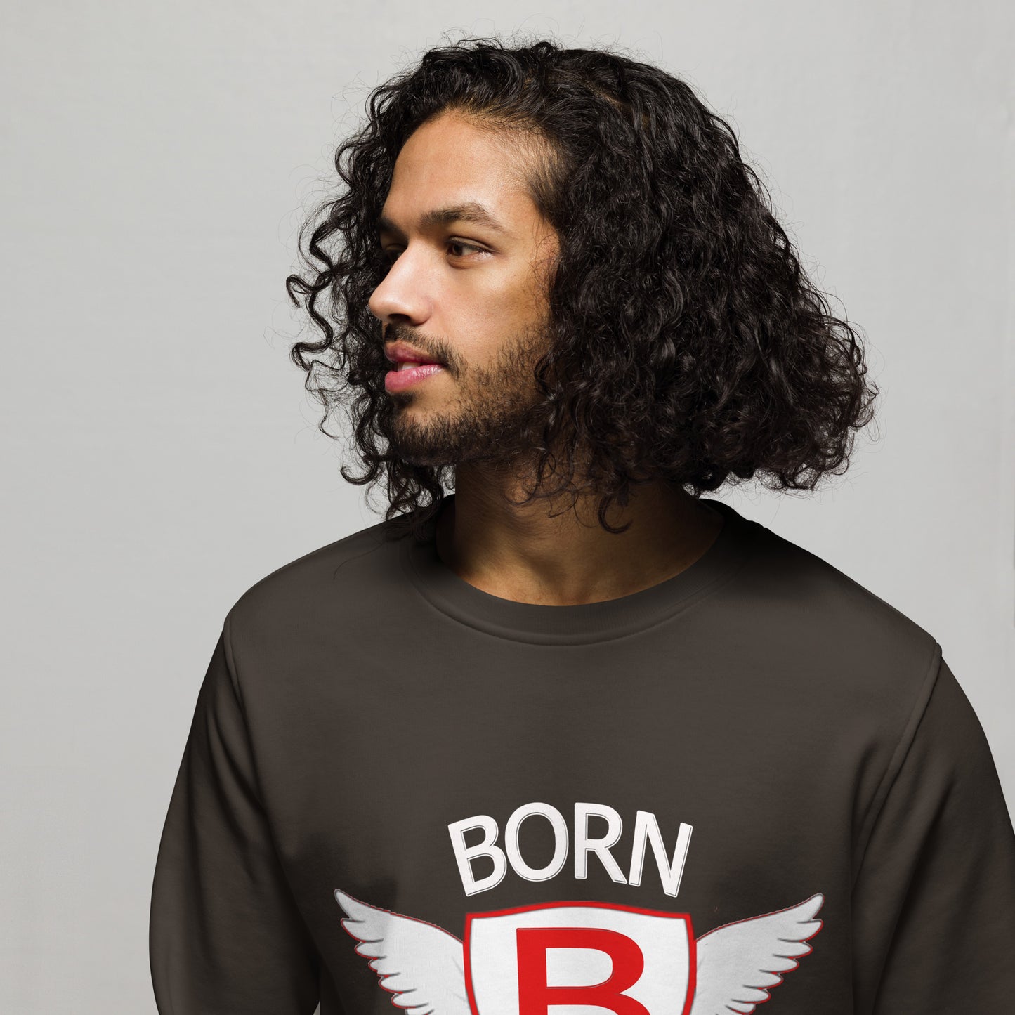 Born Anointed "Fly Angel" Red Eye Unisex organic sweatshirt