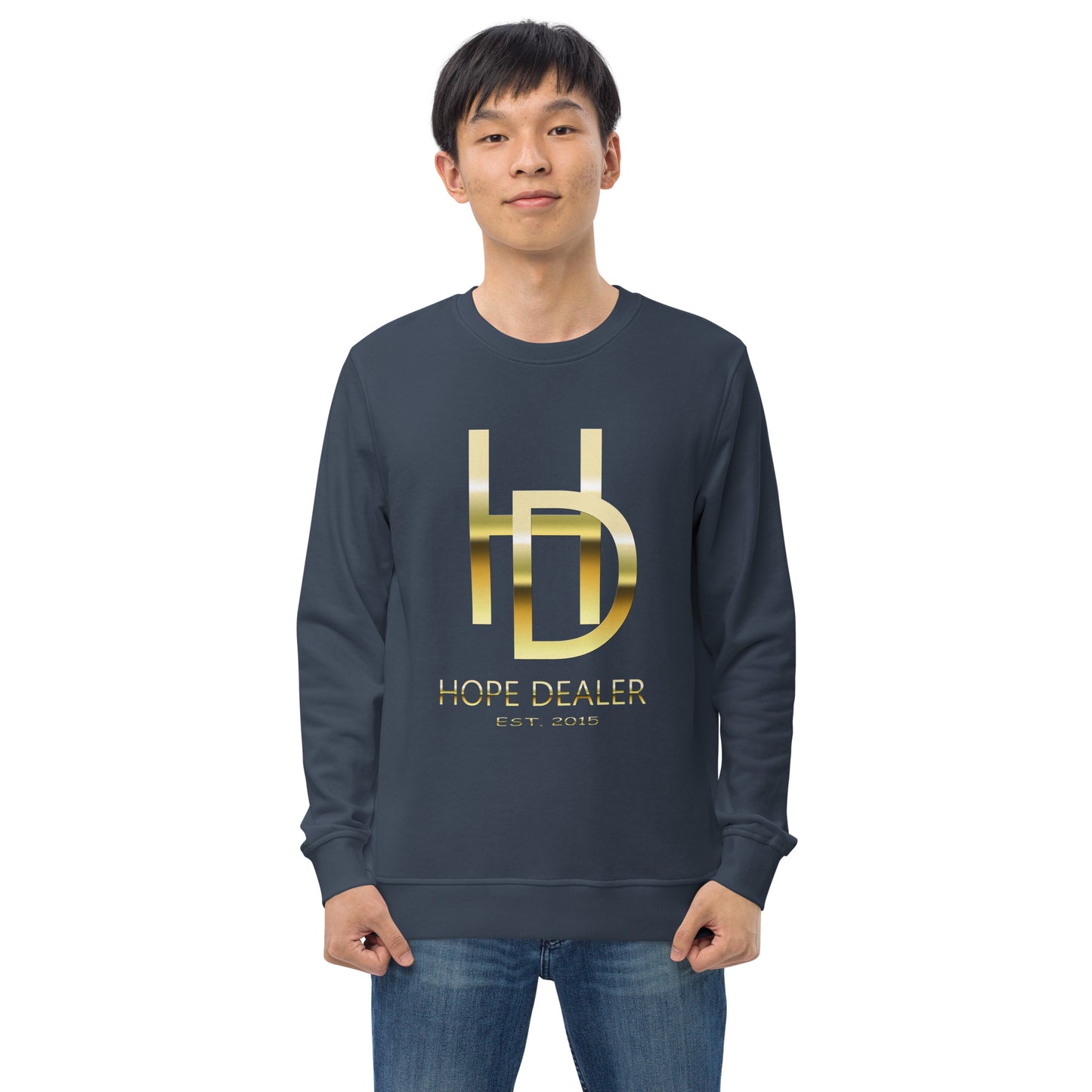 Hope Dealer "Baller Status" Gold Series Unisex organic sweatshirt