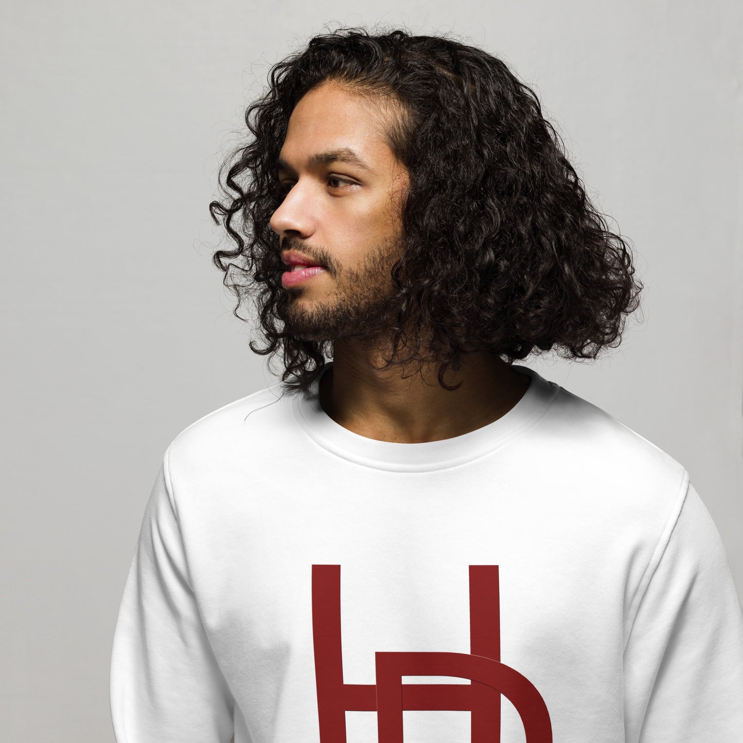 Hope Dealer "Baller Status" Signature Maroon Unisex organic sweatshirt