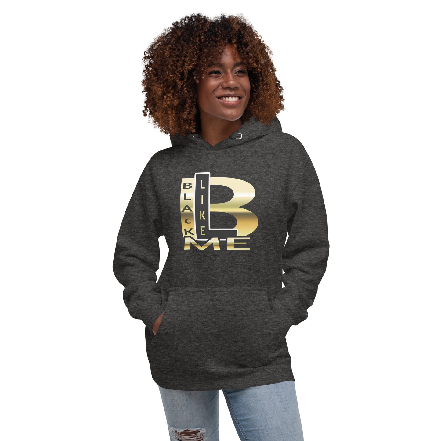 Black Like Me Uncaged Logo "Goldy" Unisex Hoodie