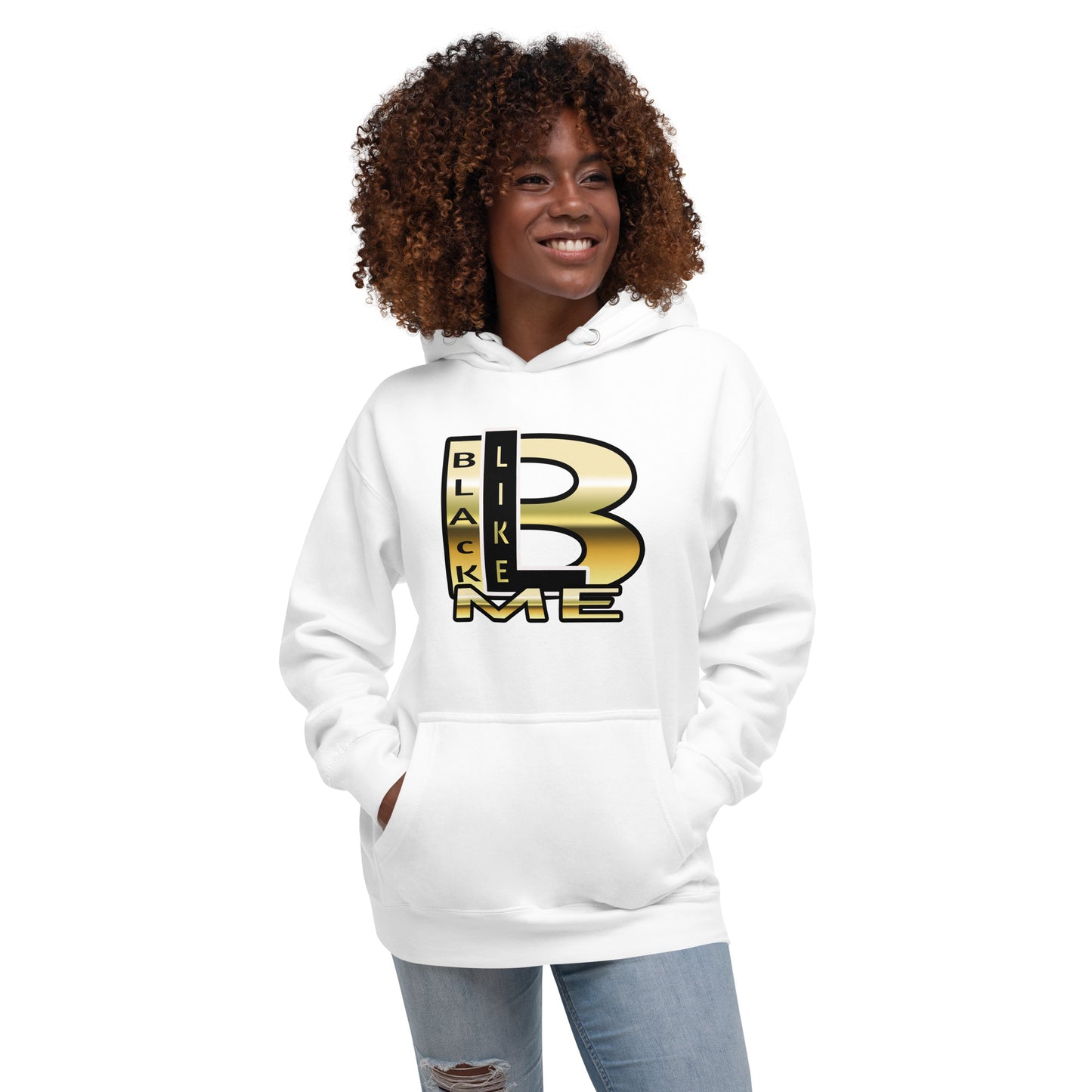 Black Like Me Uncaged Logo "Goldy" Unisex Hoodie