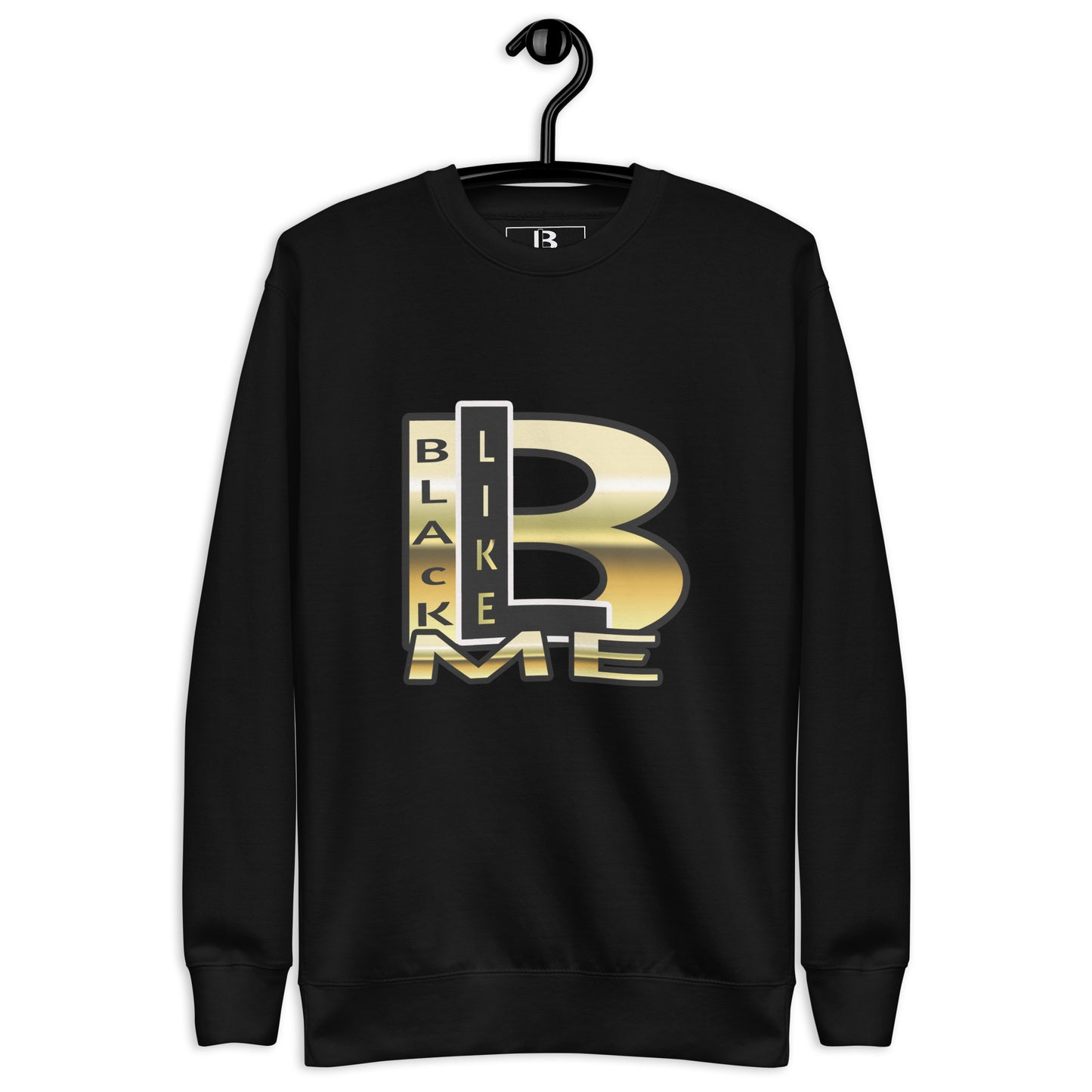 Black Like Me Uncaged Logo "Goldy" Unisex Premium Sweatshirt