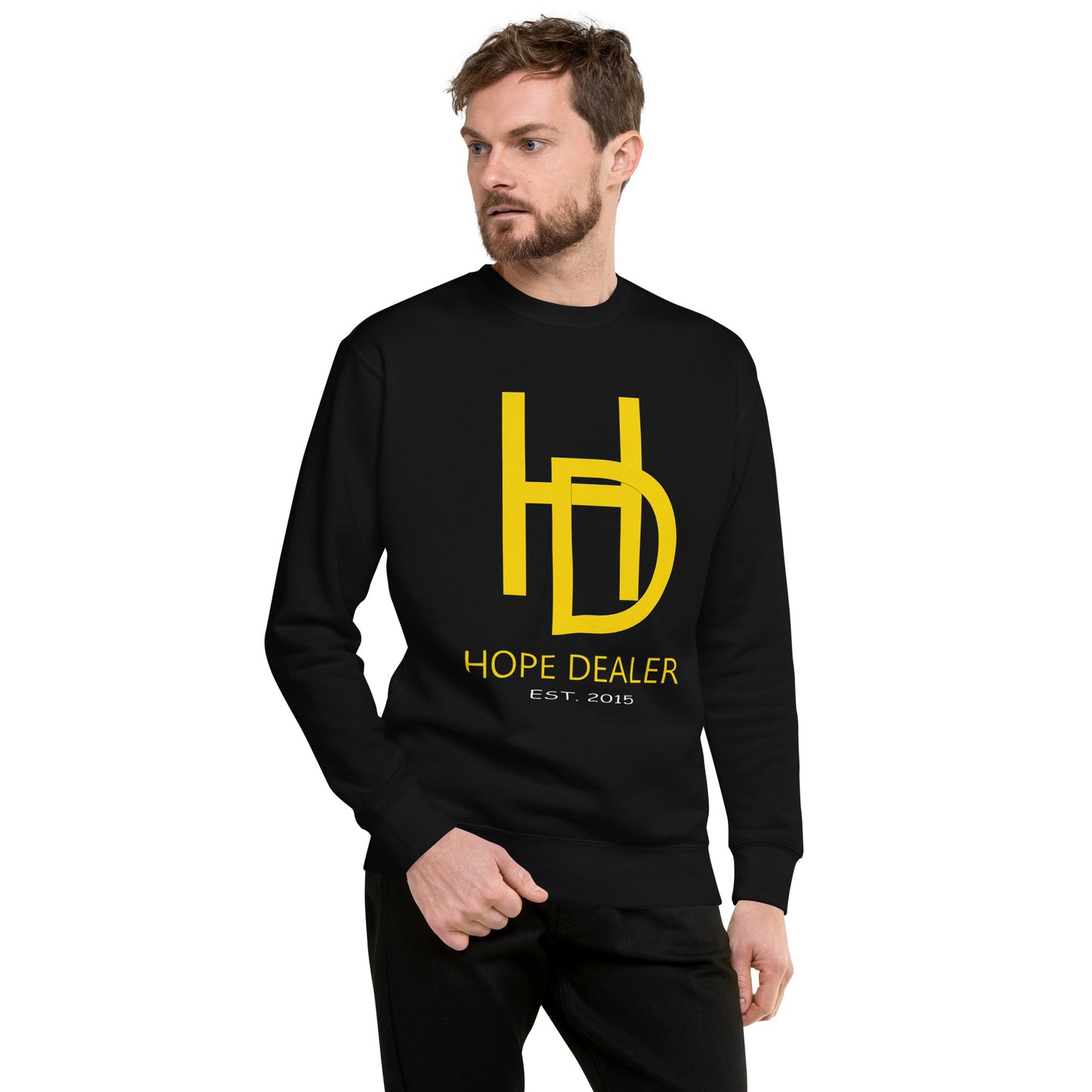 Hope Dealer Baller Status "Univ. Gold" Unisex Premium Sweatshirt