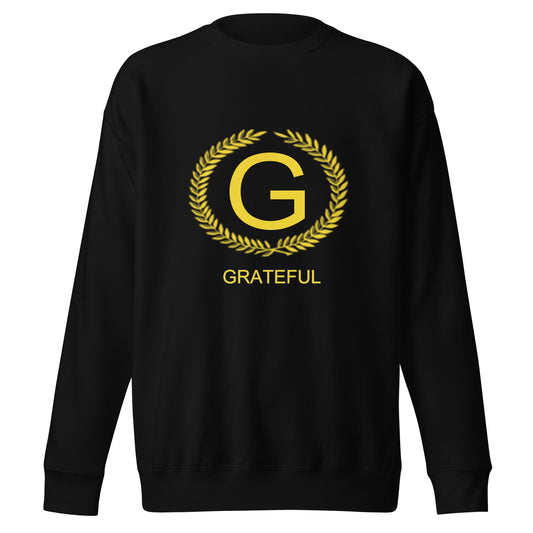 Grateful "Univ. Gold" Unisex Premium Sweatshirt