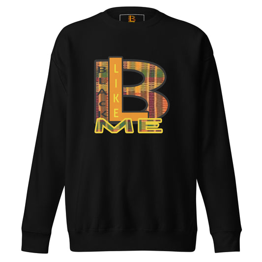 Black Like Me "Uncaged Kente" Unisex Premium Sweatshirt