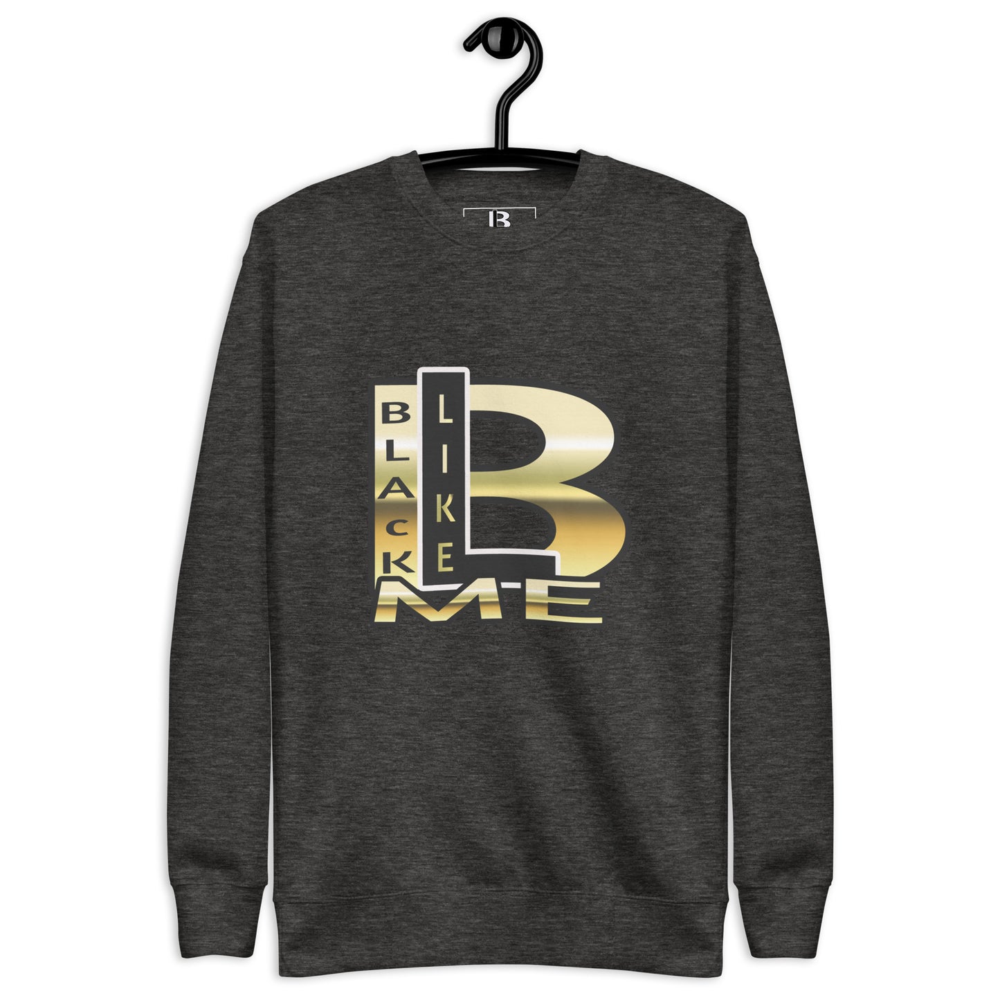 Black Like Me Uncaged Logo "Goldy" Unisex Premium Sweatshirt