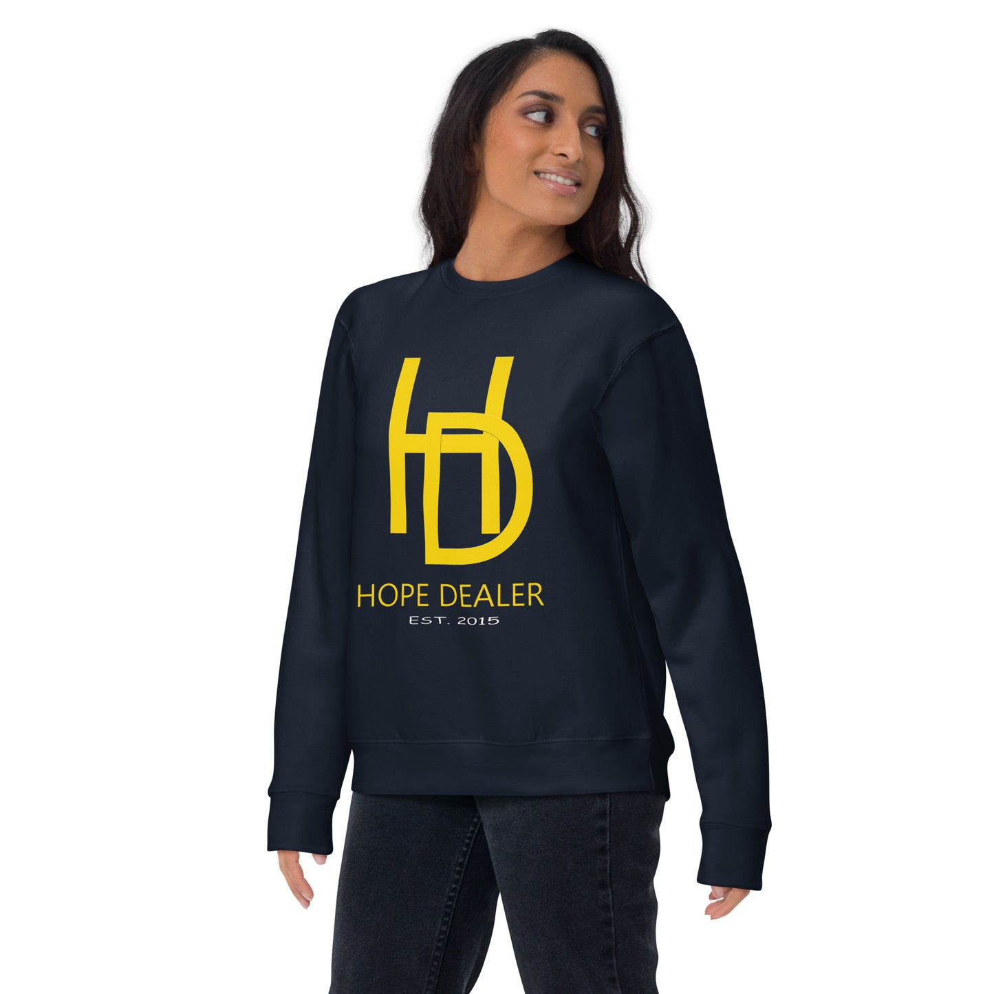 Hope Dealer Baller Status "Univ. Gold" Unisex Premium Sweatshirt