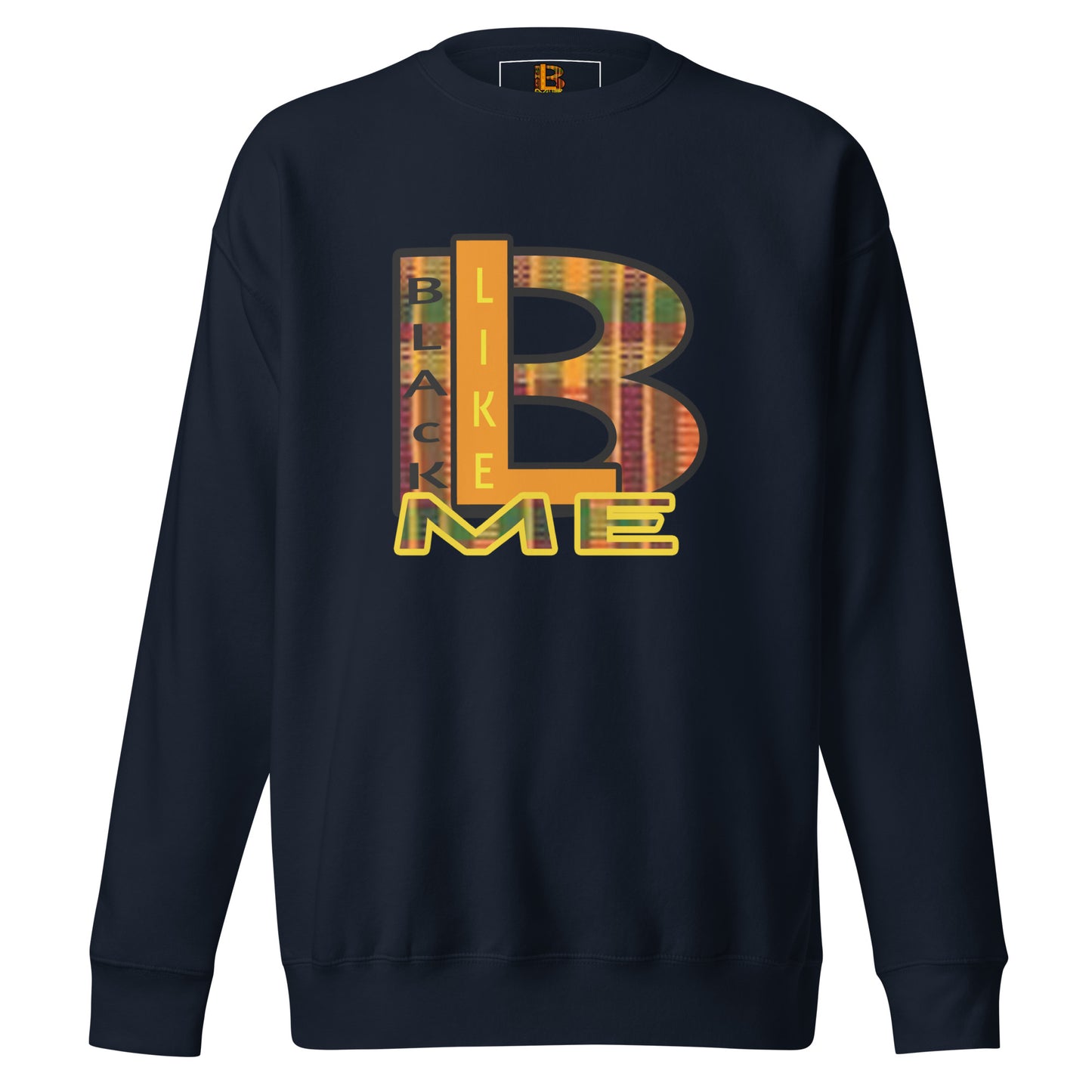 Black Like Me "Uncaged Kente" Unisex Premium Sweatshirt