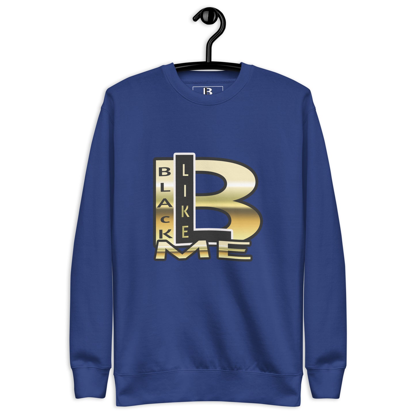 Black Like Me Uncaged Logo "Goldy" Unisex Premium Sweatshirt