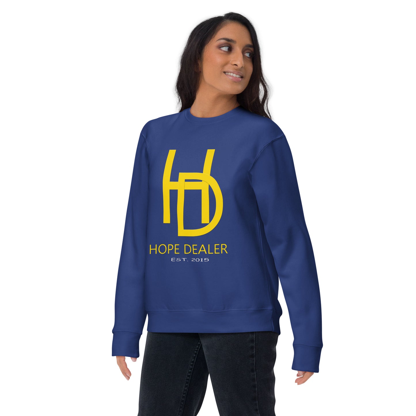 Hope Dealer Baller Status "Univ. Gold" Unisex Premium Sweatshirt