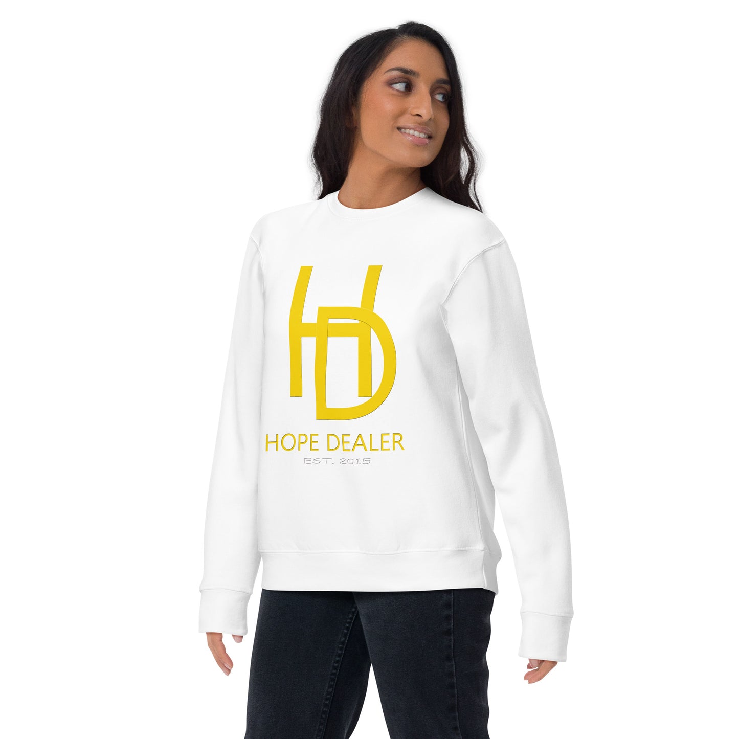 Hope Dealer Baller Status "Univ. Gold" Unisex Premium Sweatshirt