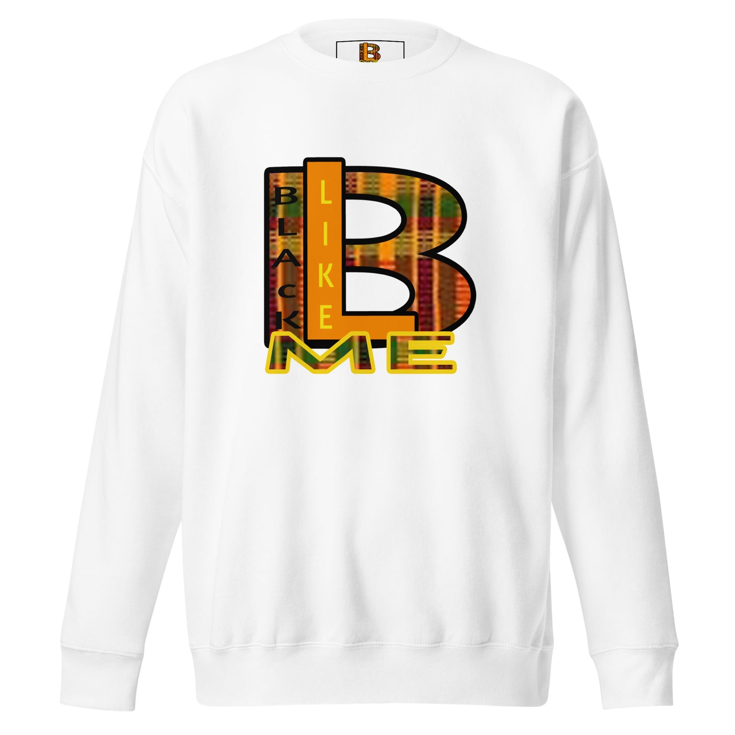 Black Like Me "Uncaged Kente" Unisex Premium Sweatshirt