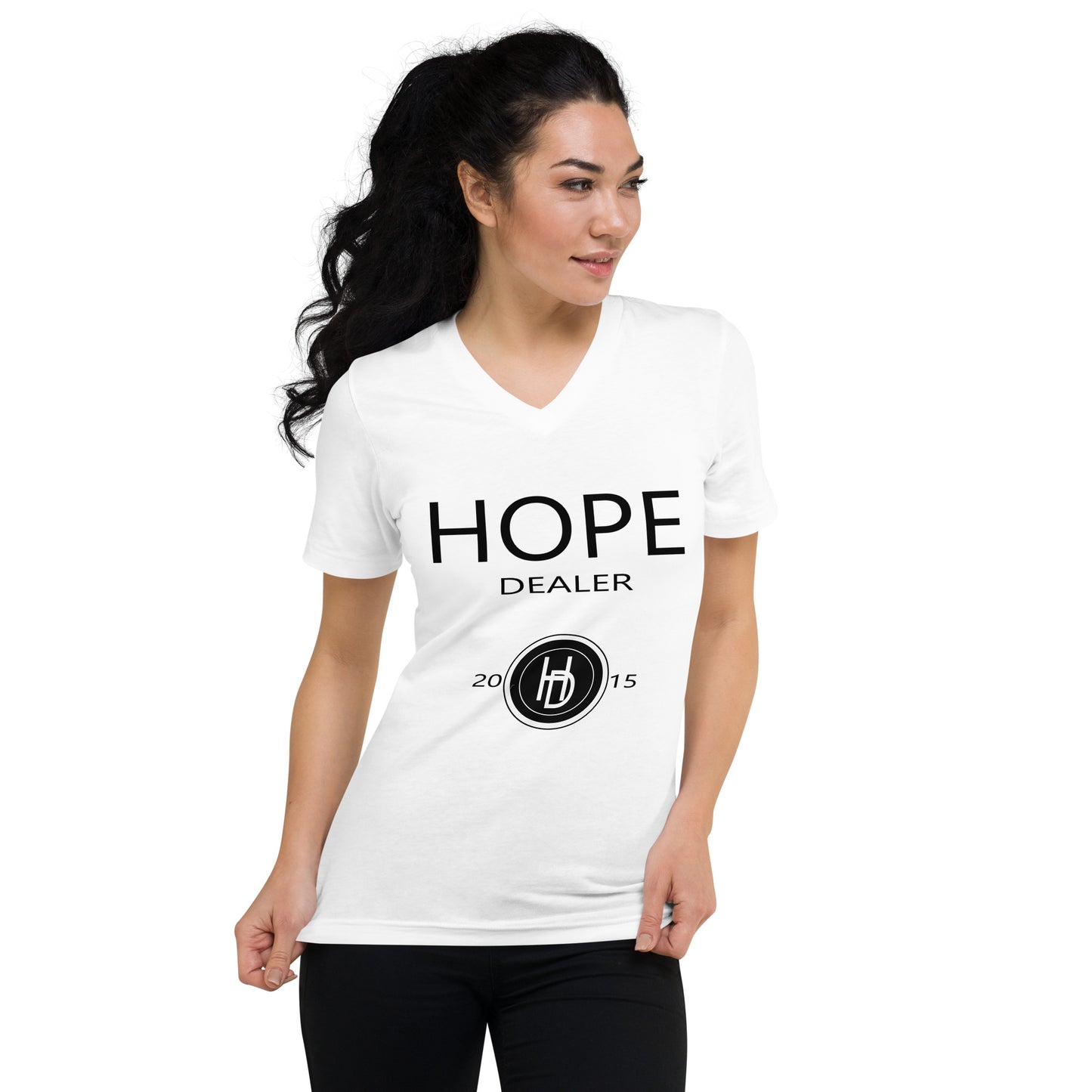 Hope Dealer Baller Status  "Legend" Unisex Short Sleeve V-Neck T-Shirt