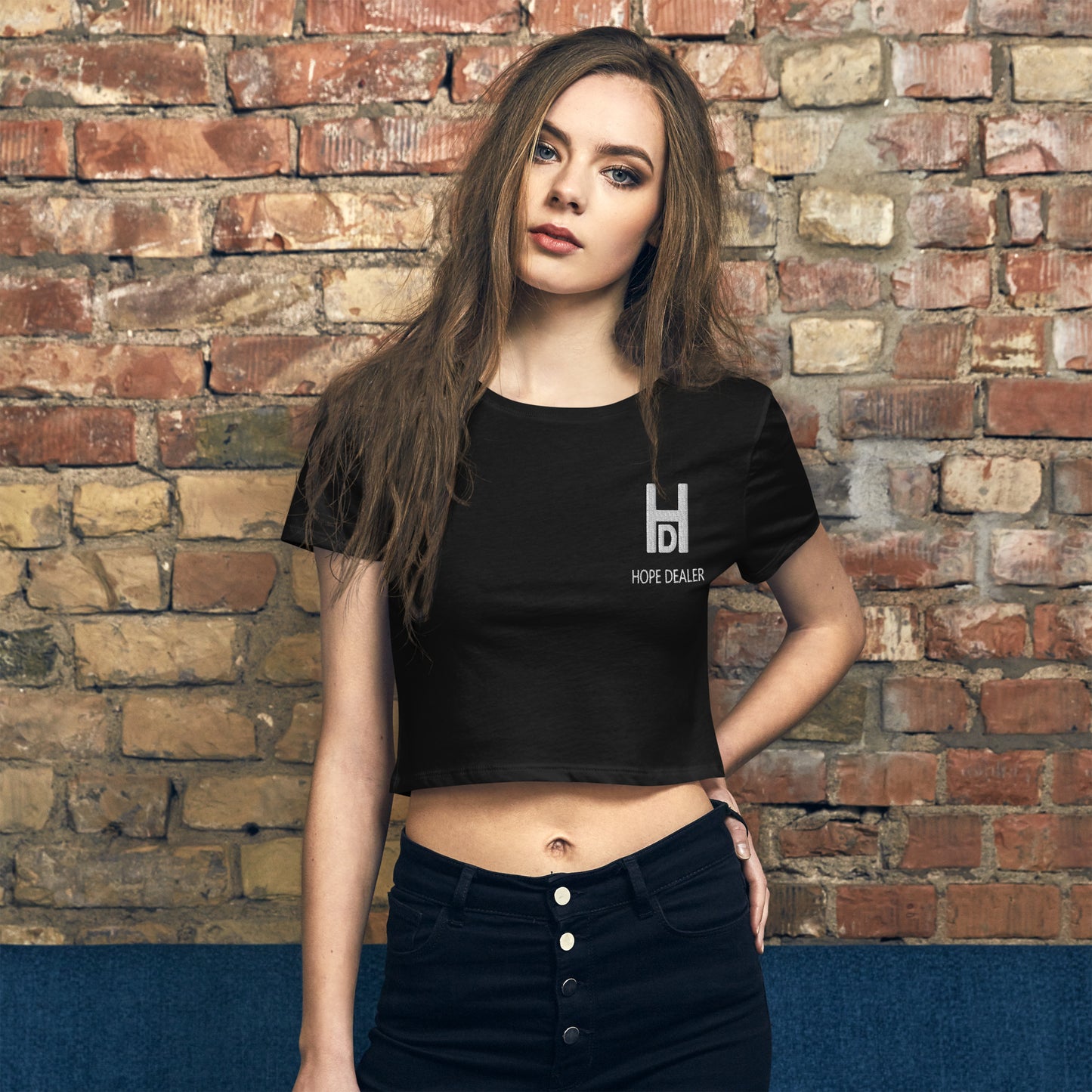 Hope Dealer "Classic" Logo Women’s Crop Tee