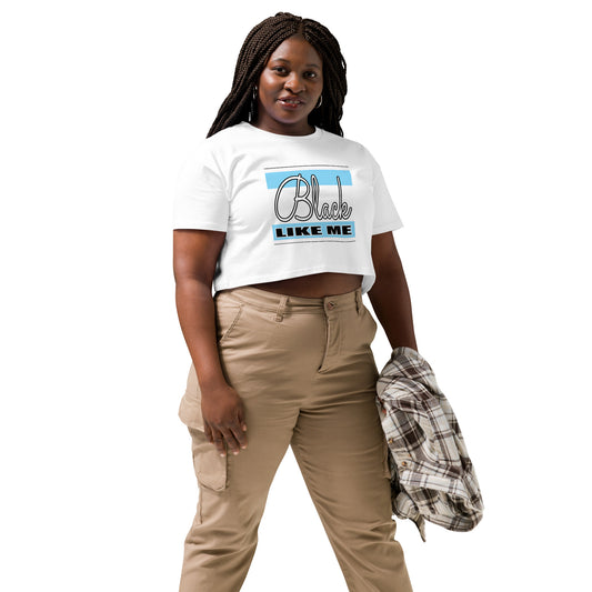 Black Like Me "Cloudy Skies" Women’s crop top