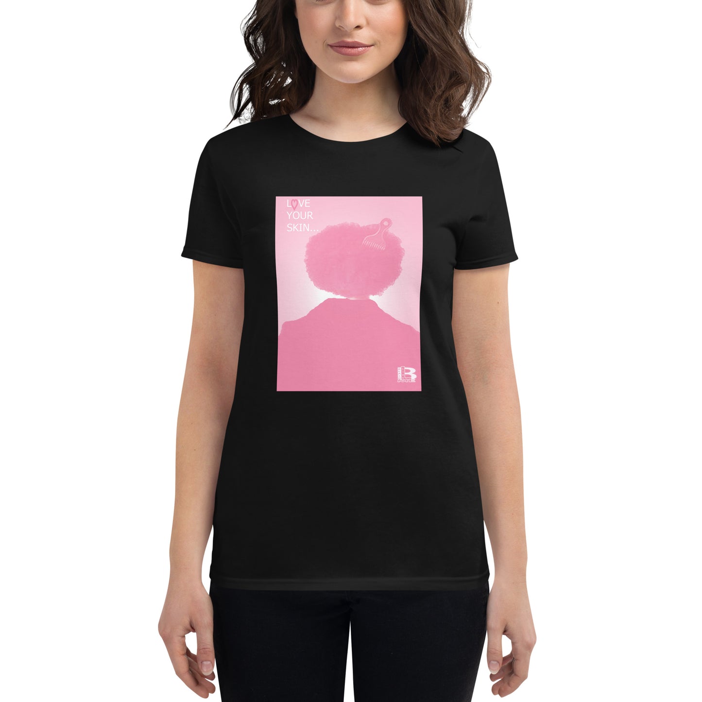 Black Like Me "Love Your Skin" Women's short sleeve t-shirt