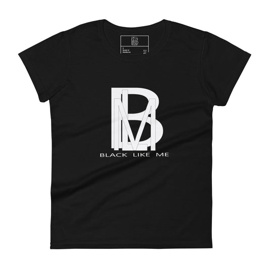 Black LIke Me Elite "White Shadow" Women's short sleeve t-shirt