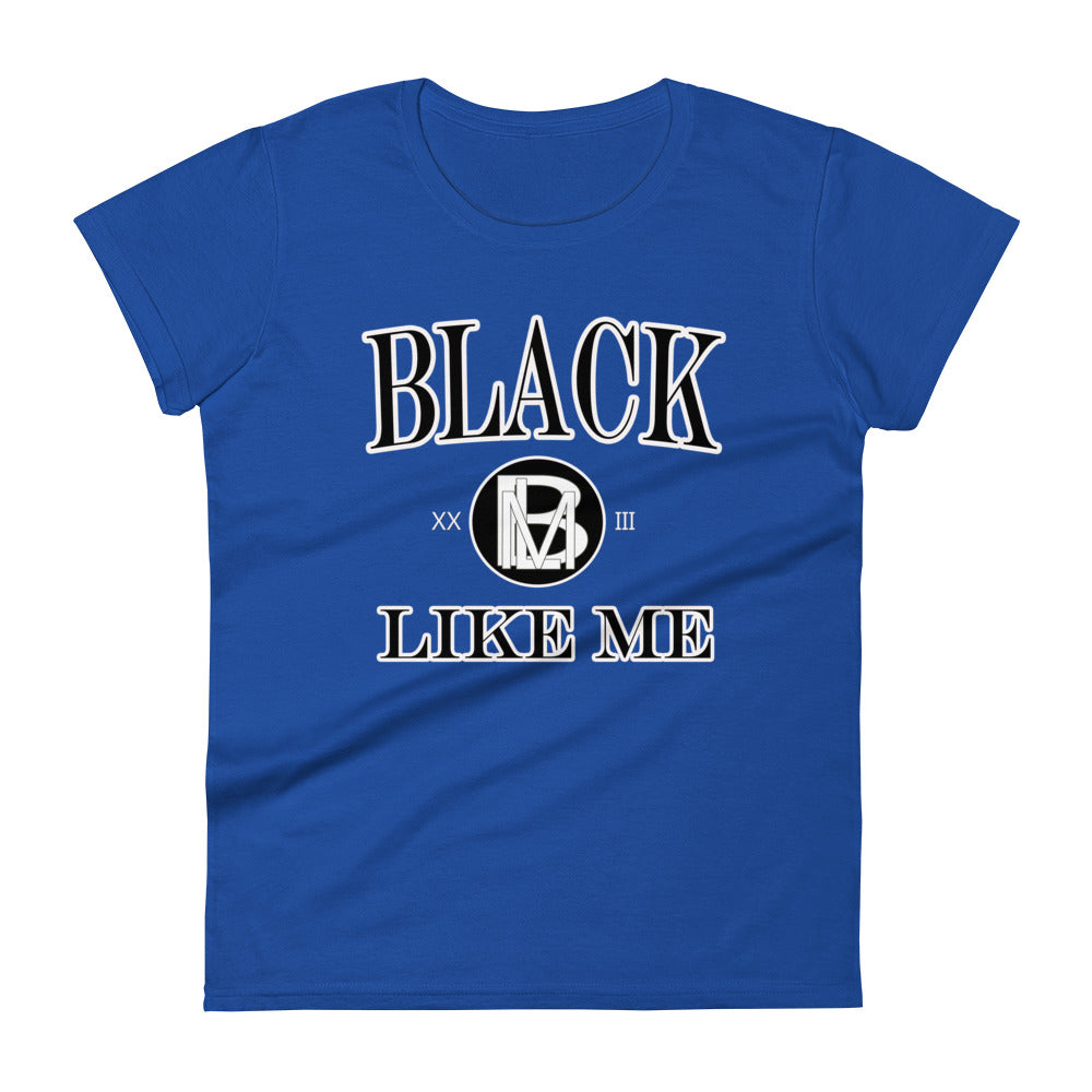 Black LIke Me Elite "Collegiate" Women's short sleeve t-shirt