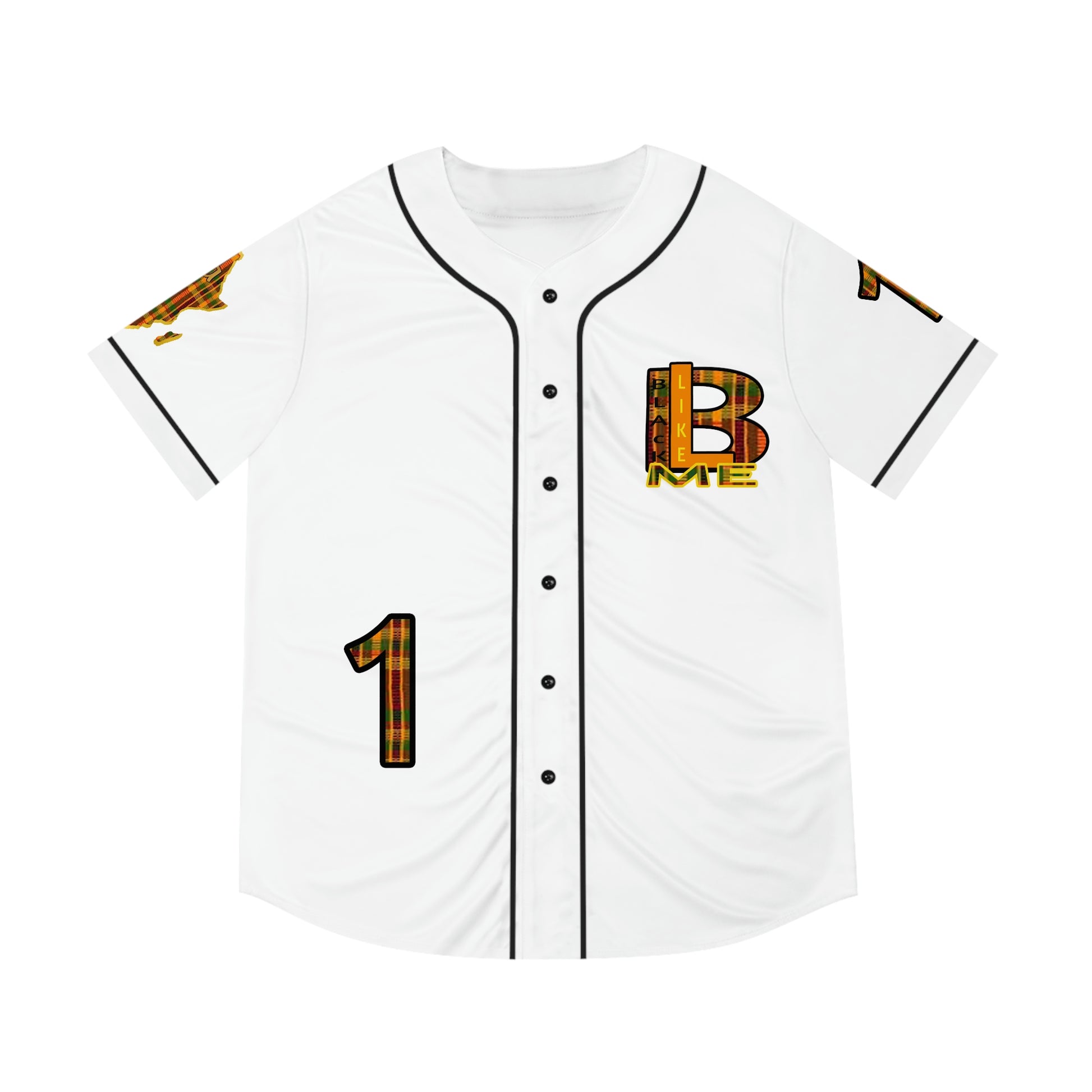 Printify Men's Baseball Jersey (aop) S / White