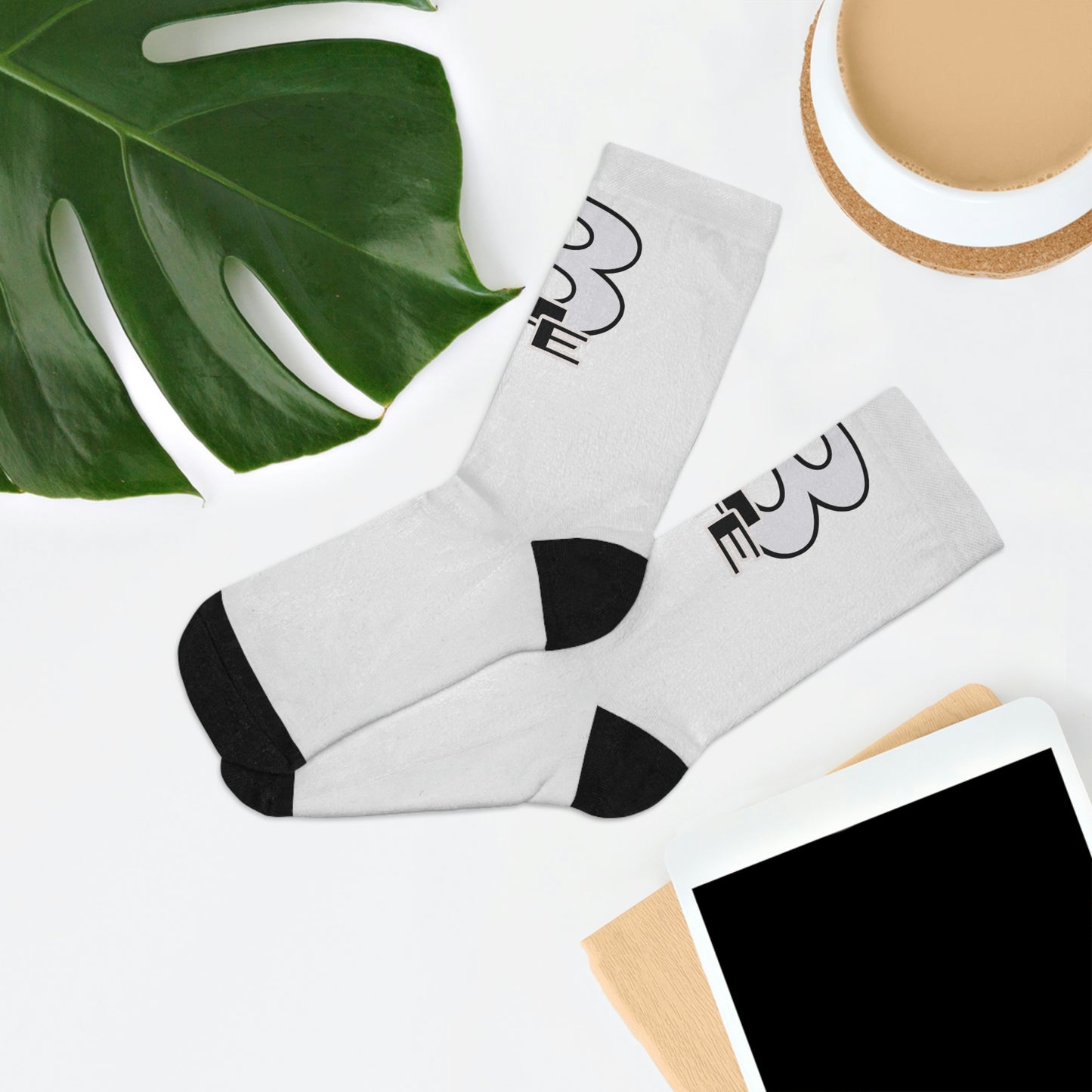 Black Like Me "Uncaged" Big Logo Socks