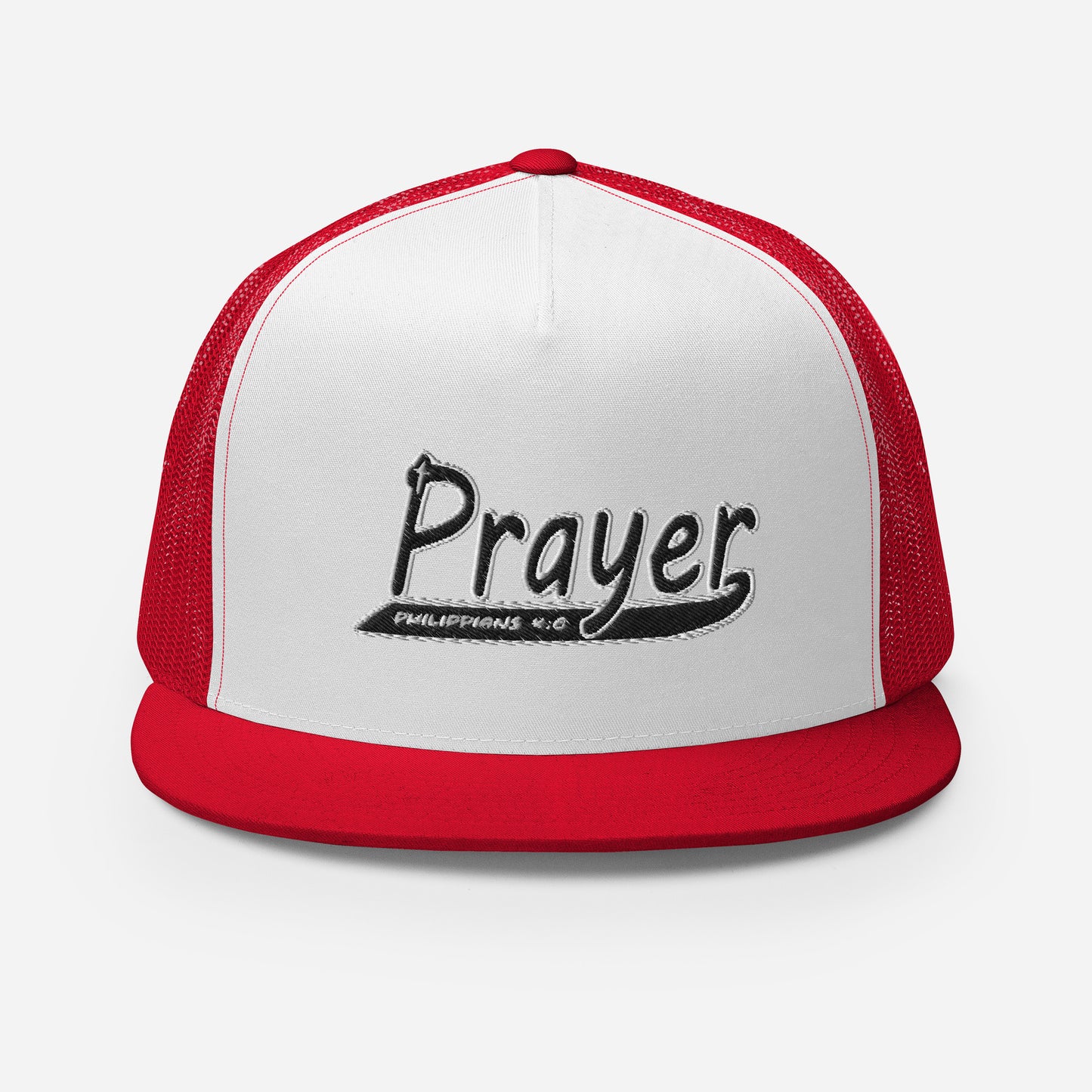 Philippians 4:6 "Prayer" Trucker Cap