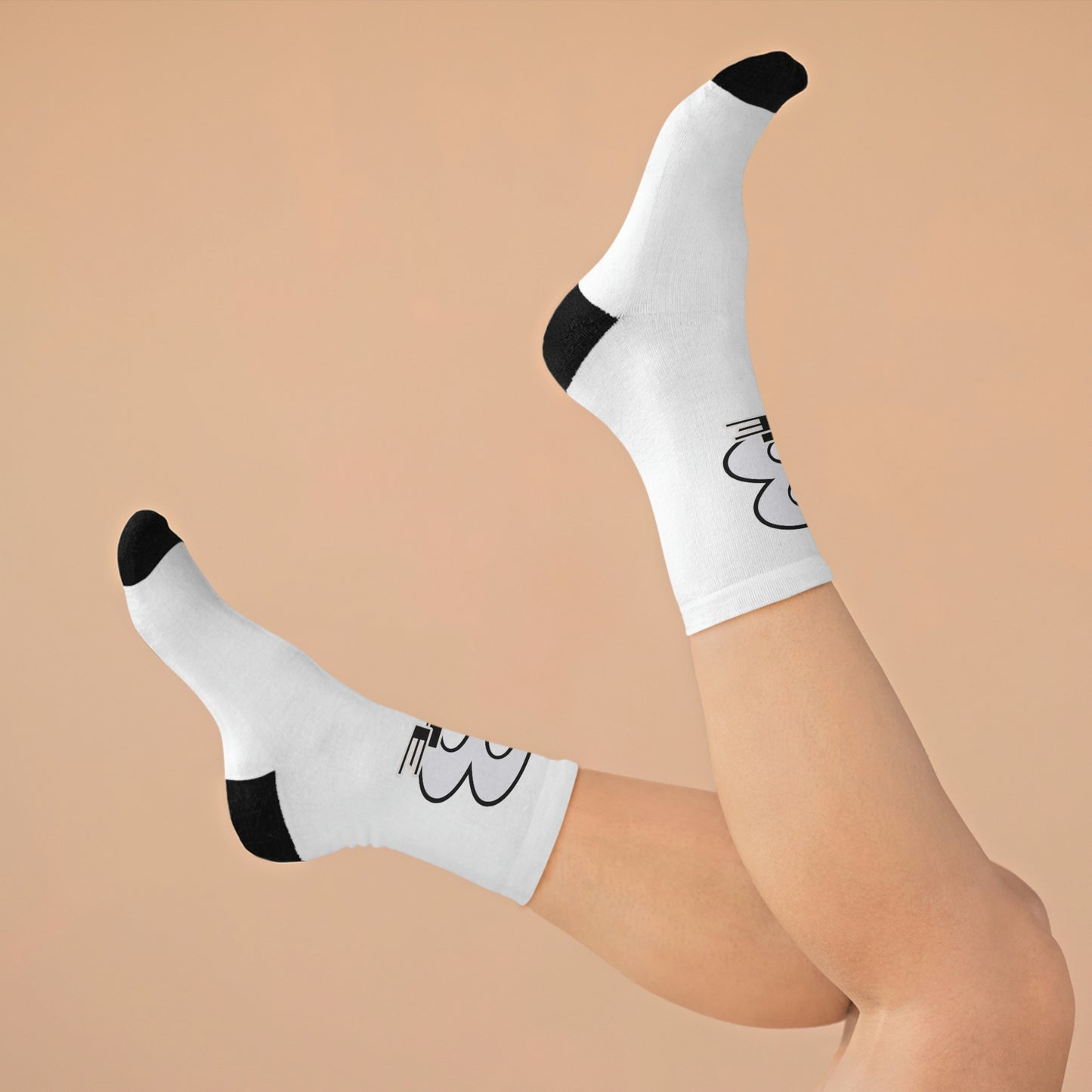 Black Like Me "Uncaged" Big Logo Socks