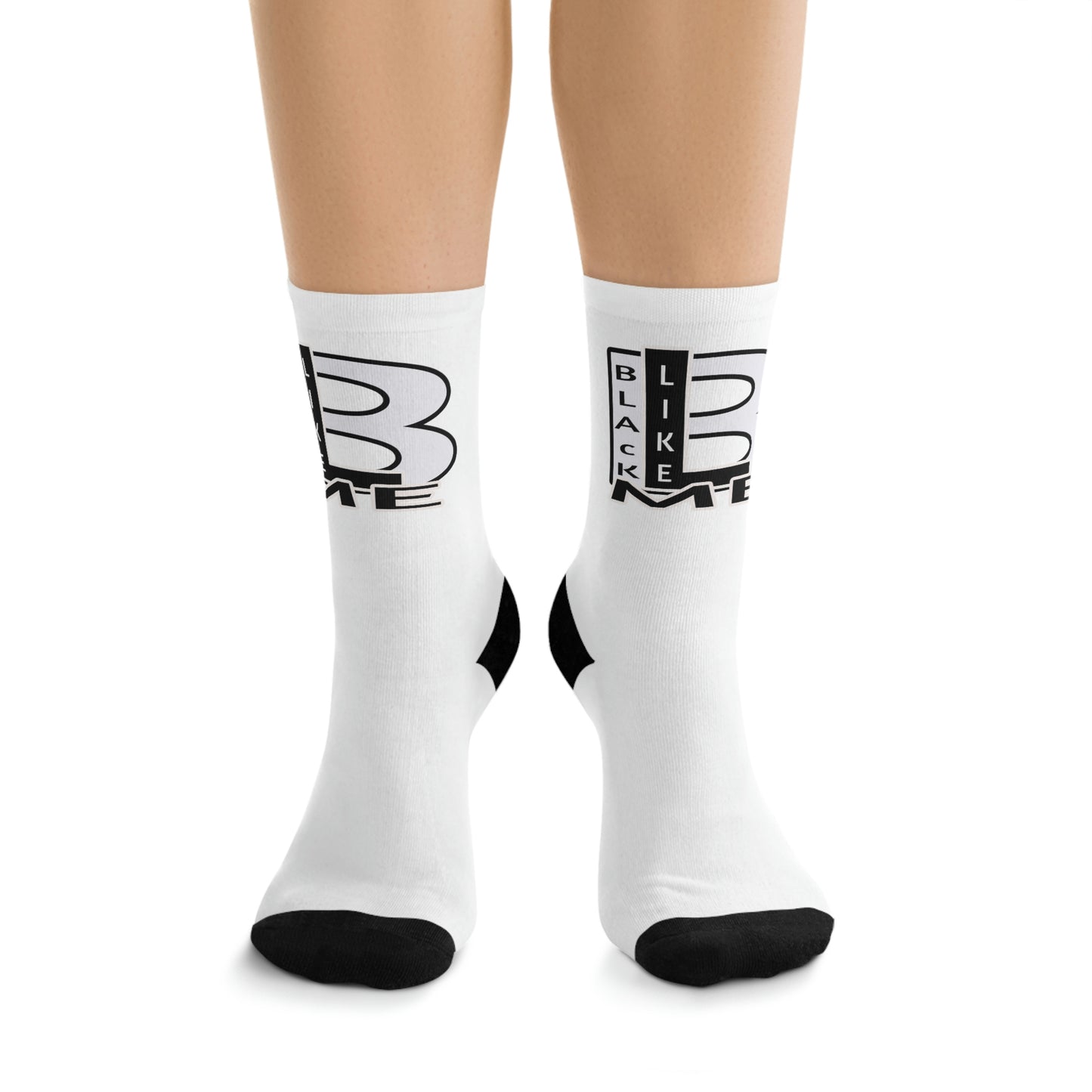 Black Like Me "Uncaged" Big Logo Socks