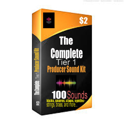 The Complete 1 Tier 1 Producer Sound Kit-100 Sounds