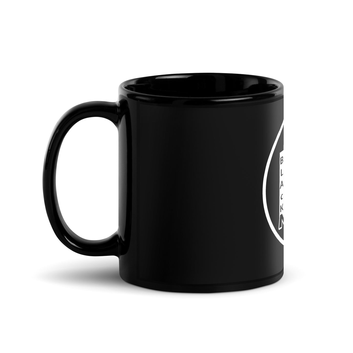 Black Like Me Black Glossy Mug