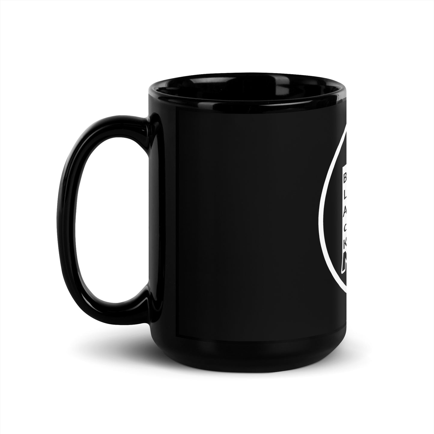 Black Like Me Black Glossy Mug