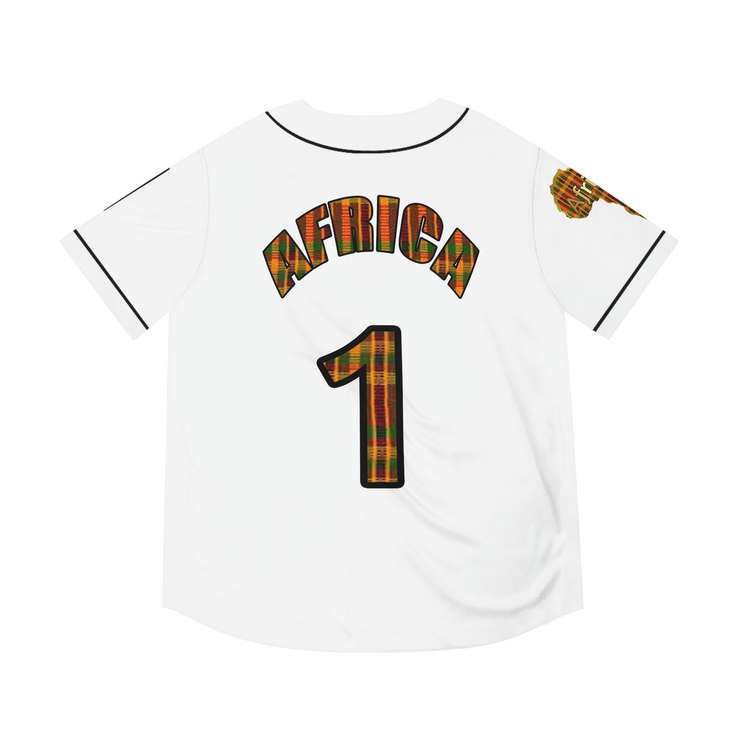 Black Like Me "Uncaged Kente" Men's Baseball Jersey