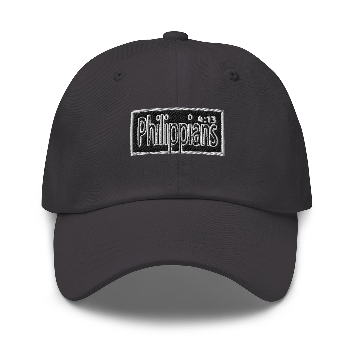 Philippians 4:13 block Dad hat