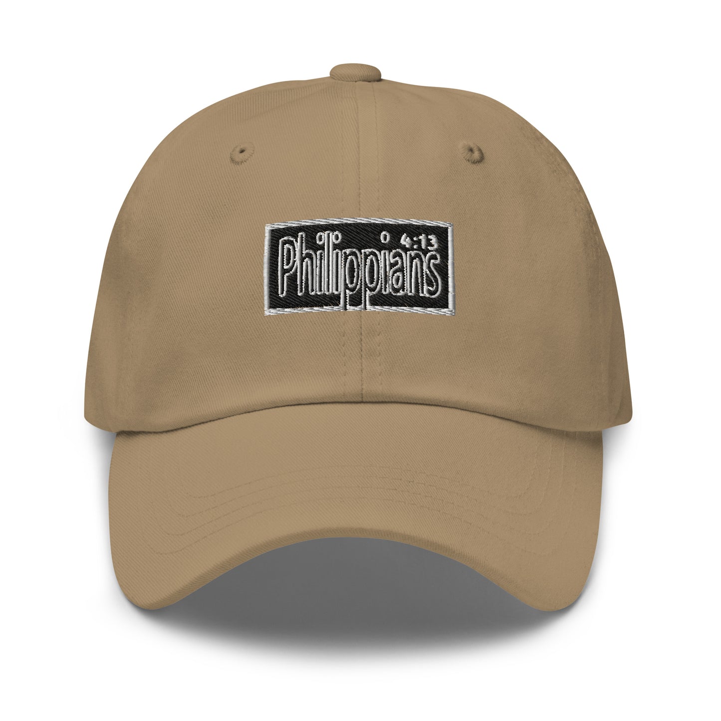 Philippians 4:13 block Dad hat