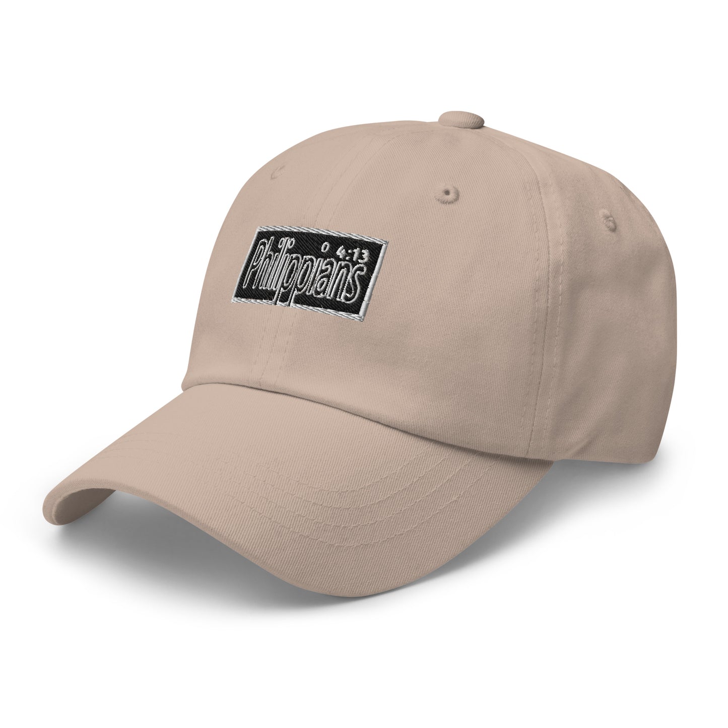 Philippians 4:13 block Dad hat