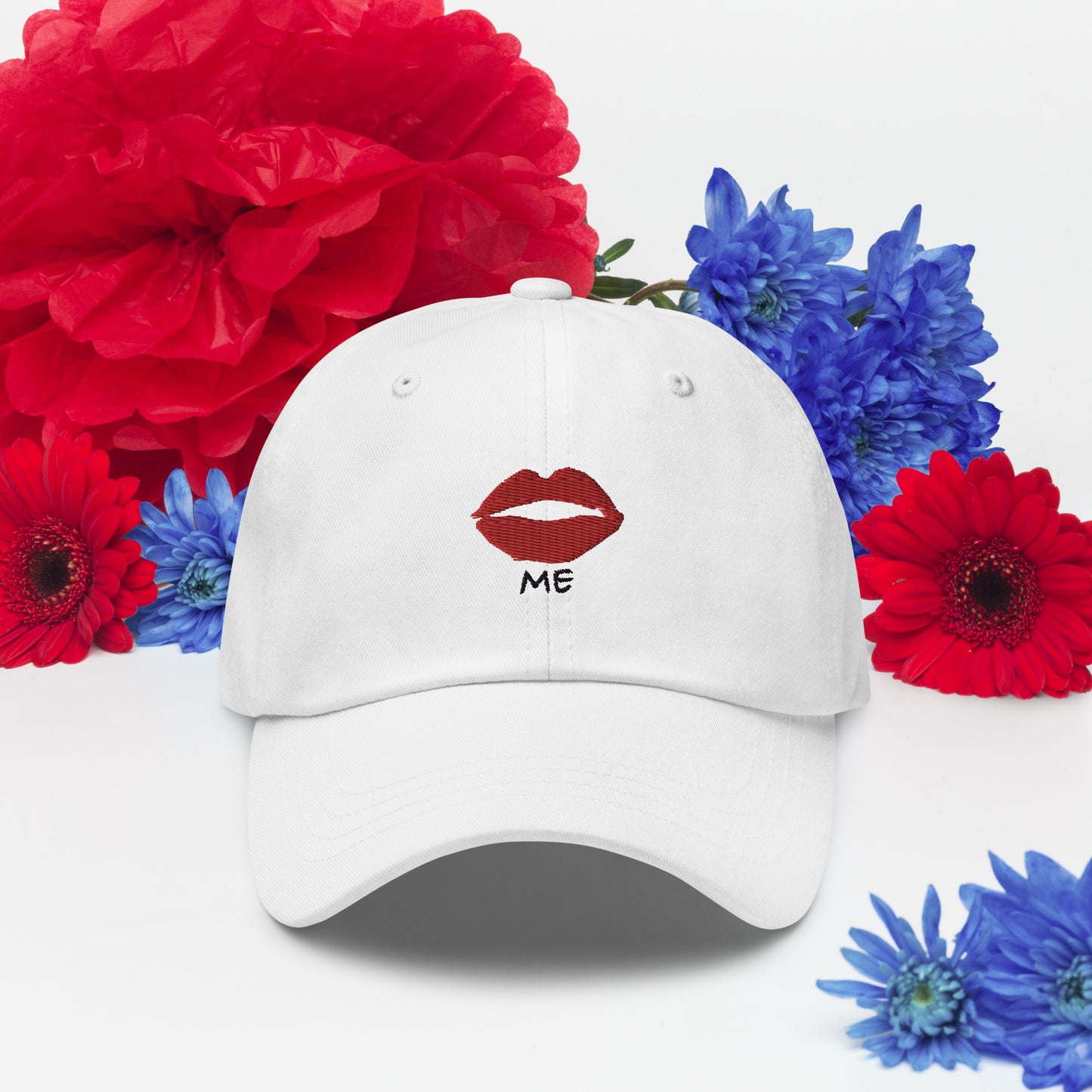 Kiss Me "Red Lip" Dad hat