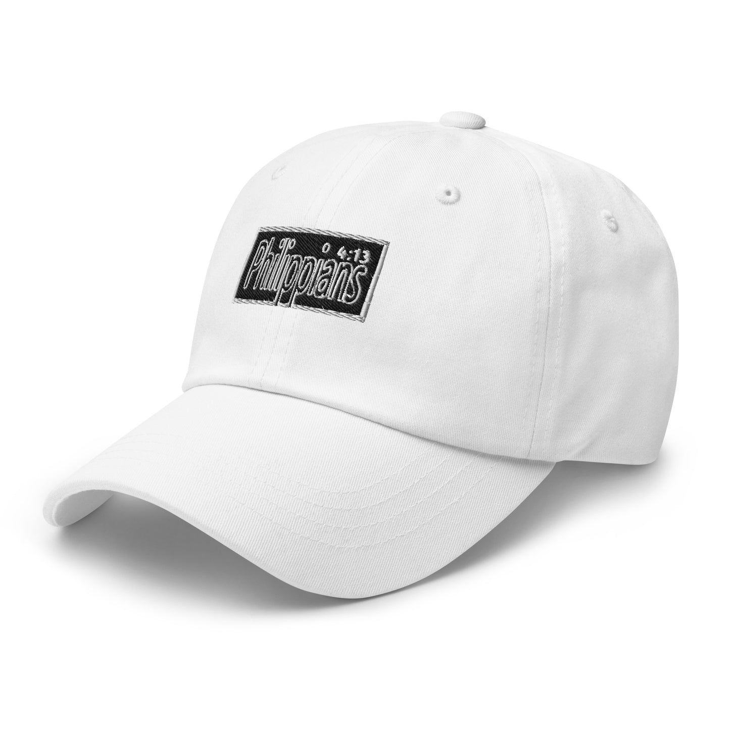 Philippians 4:13 block Dad hat