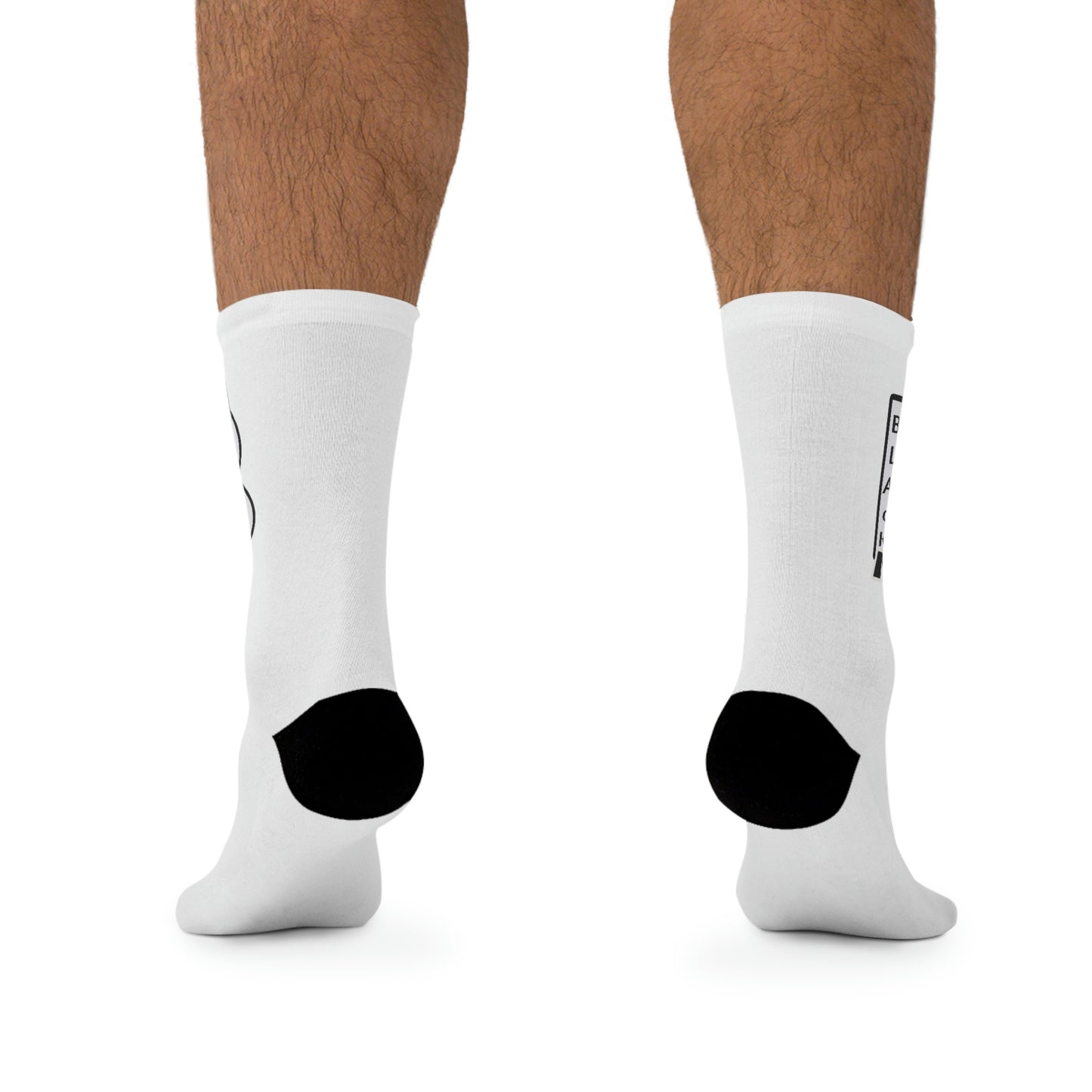 Black Like Me "Uncaged" Big Logo Socks