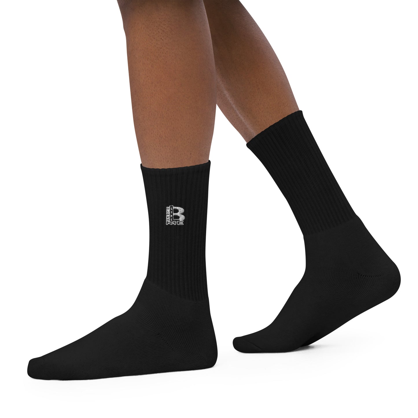 Black Like Me "Uncaged" Embroidered socks