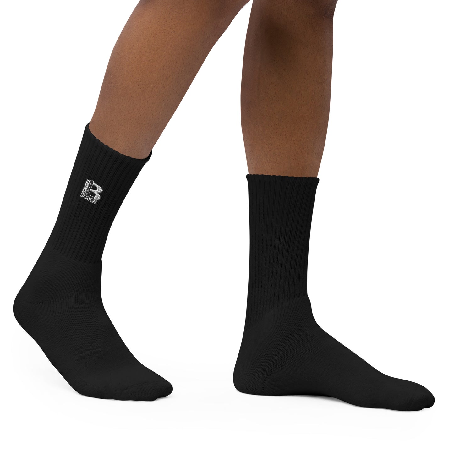 Black Like Me "Uncaged" Embroidered socks