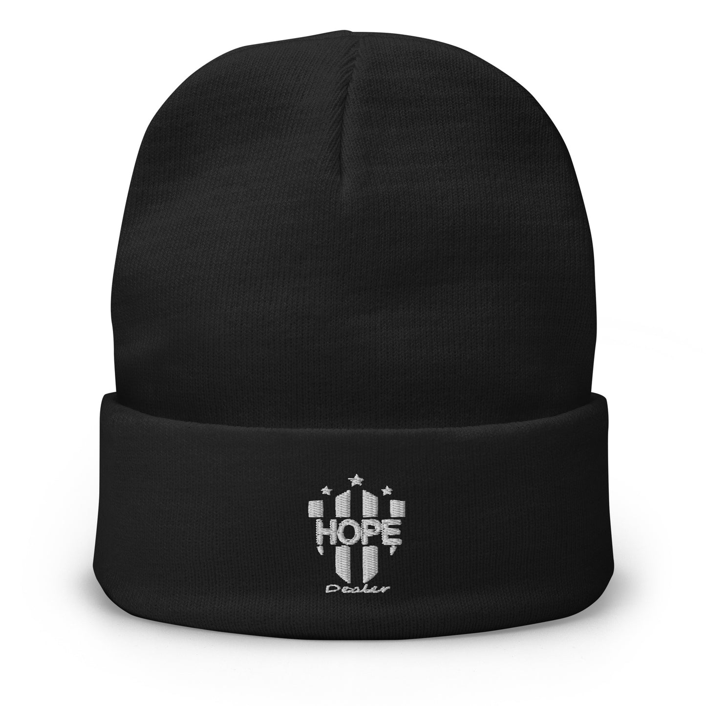 Hope Dealer "Wht Shield" Embroidered Beanie