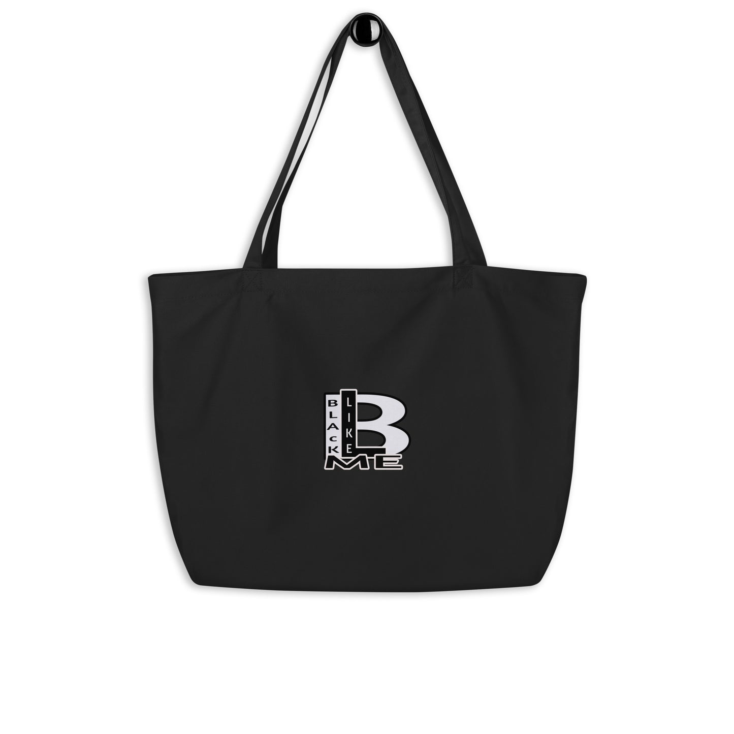 Black Like Me Large organic tote bag