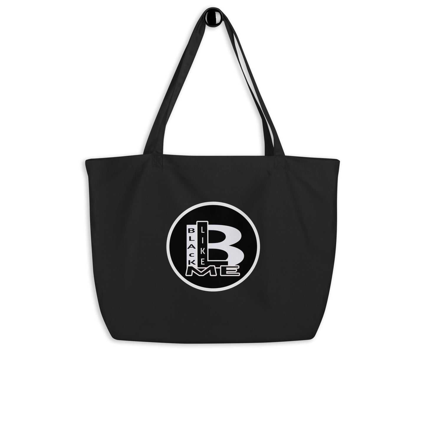 Black Like Me Large organic tote bag