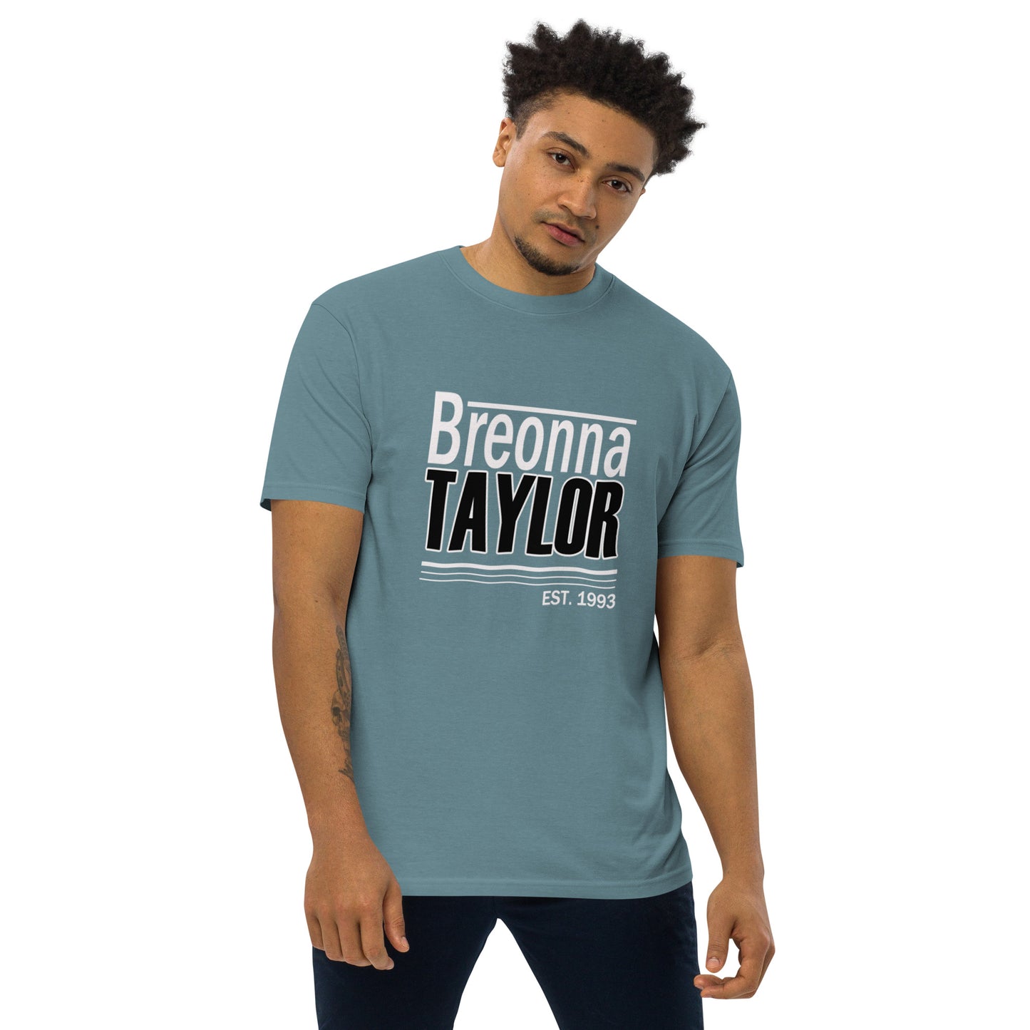 Breonna Taylor Men’s premium heavyweight tee