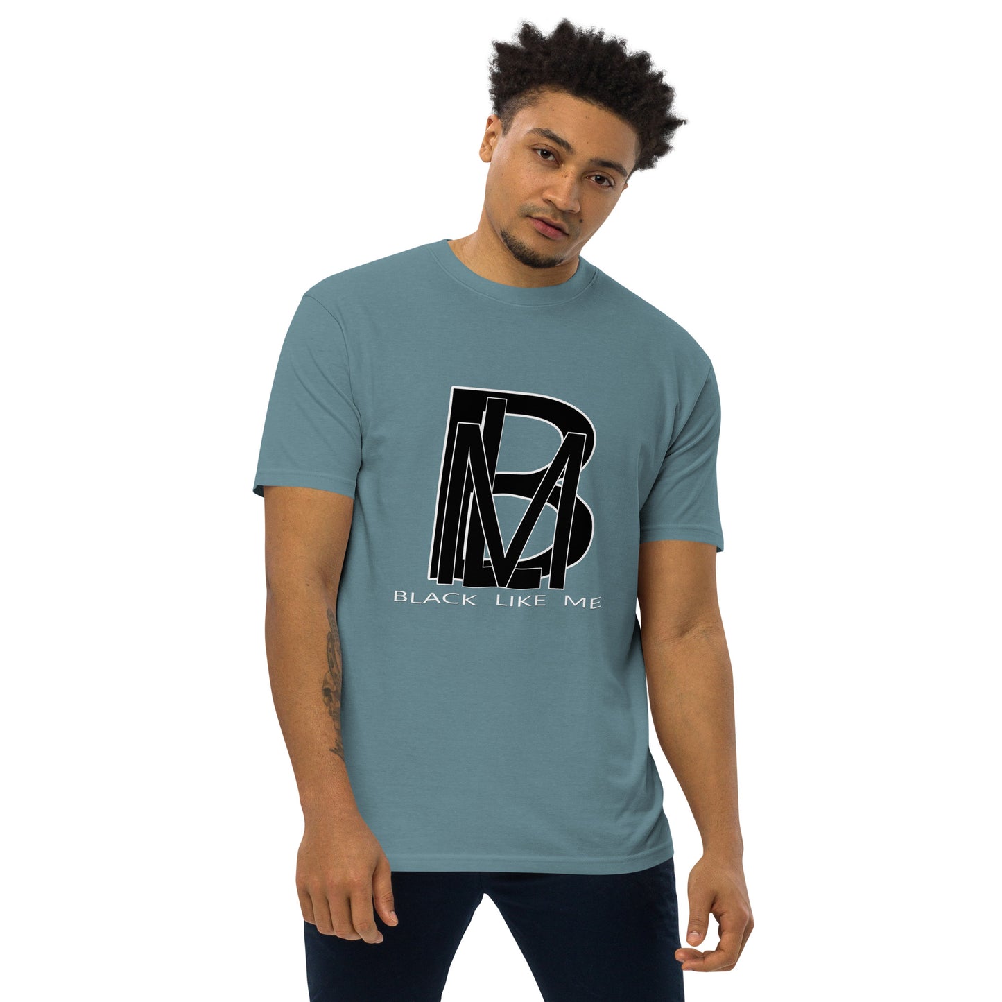 Black Like Me "Black Lux2" Men’s Luxury tee