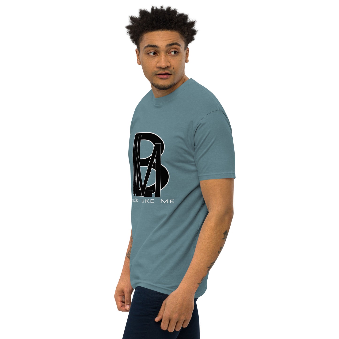 Black Like Me "Black Lux2" Men’s Luxury tee