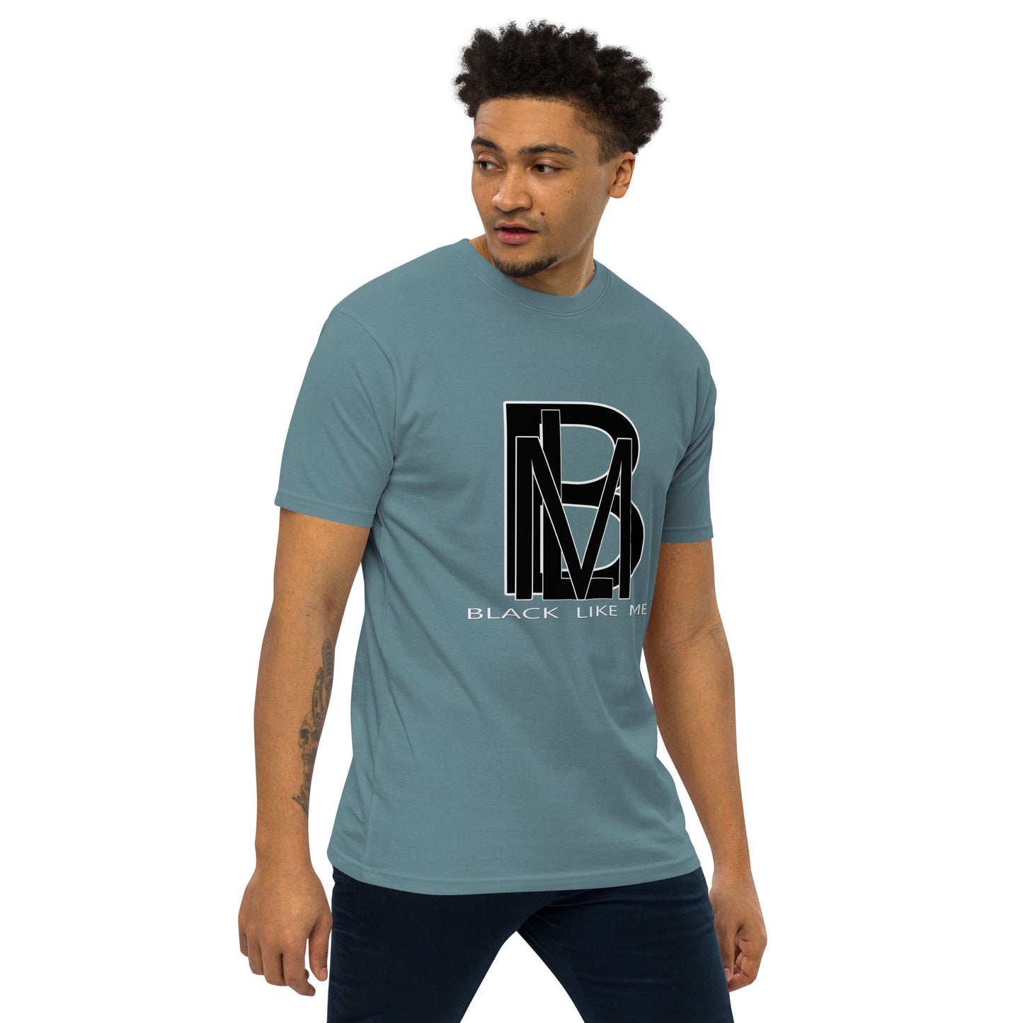 Black Like Me "Black Lux2" Men’s Luxury tee