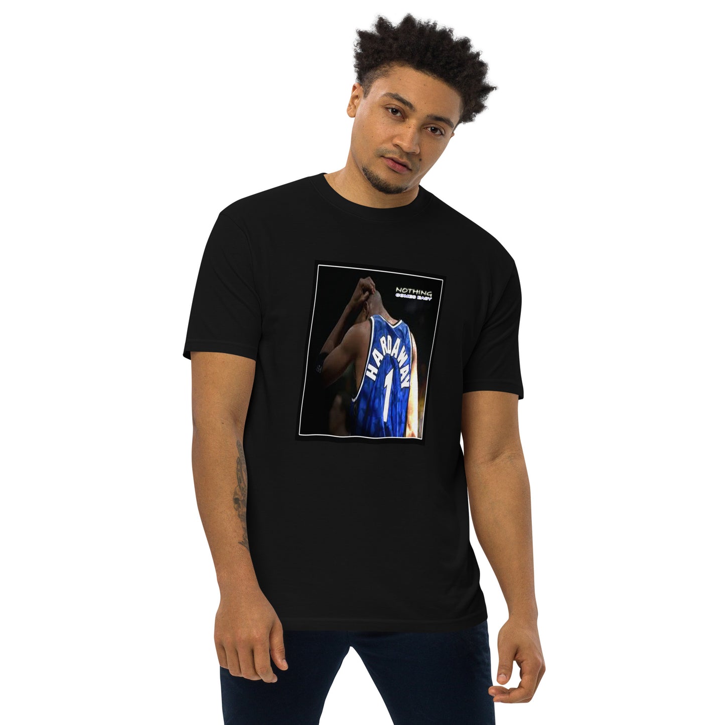 Penny Hardaway "Nothing Comes Easy" Men’s premium heavyweight tee