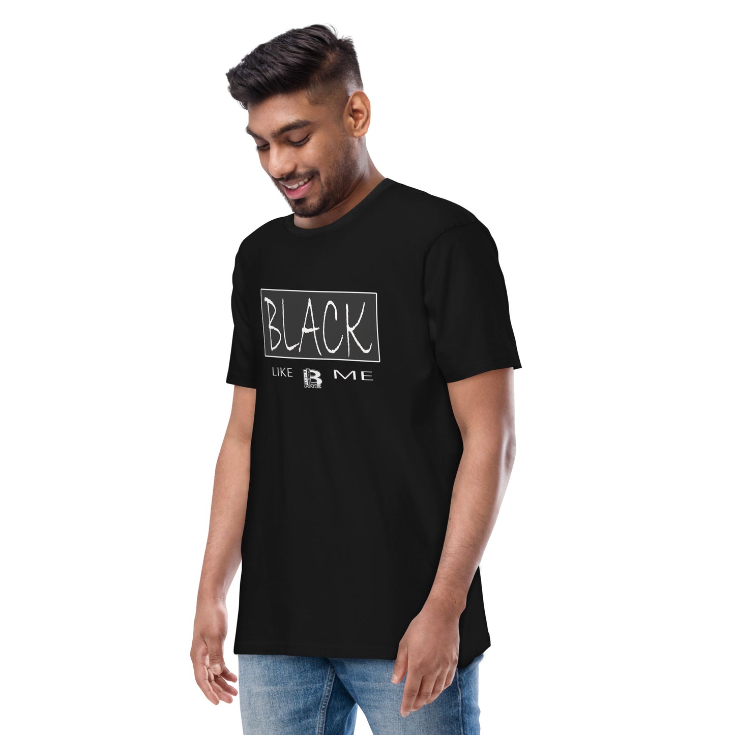 Black Like Me "The Block Is Hot" Men’s premium heavyweight tee